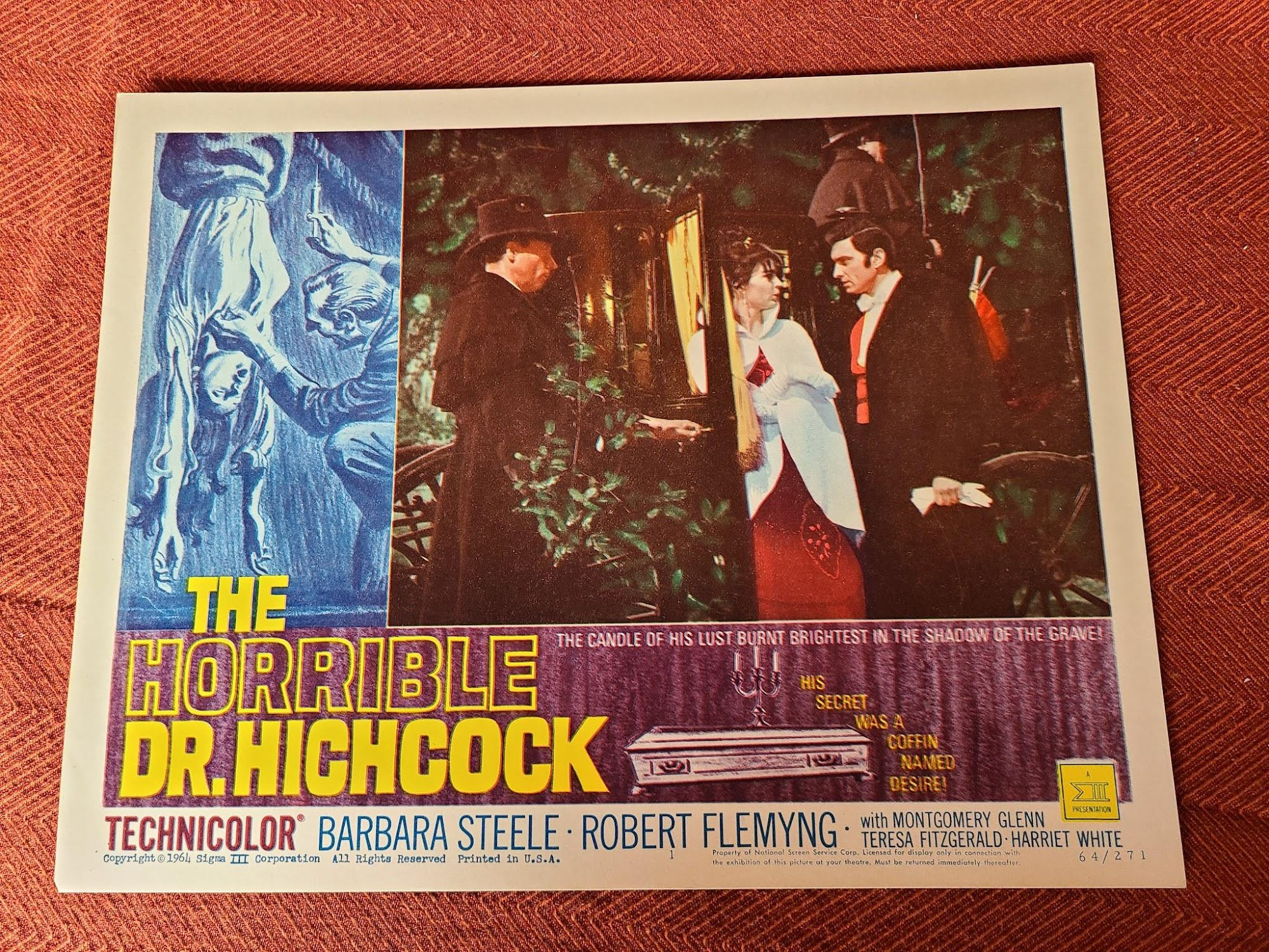 The Horrible Dr. Hitchcock 1964 Scifi/Horror