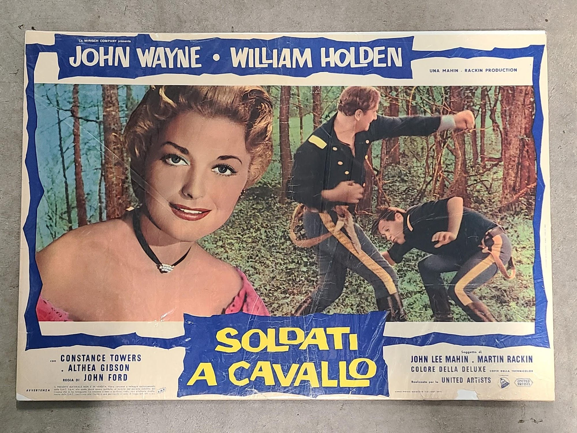 The Horse Soldiers 1959 Fotobusta