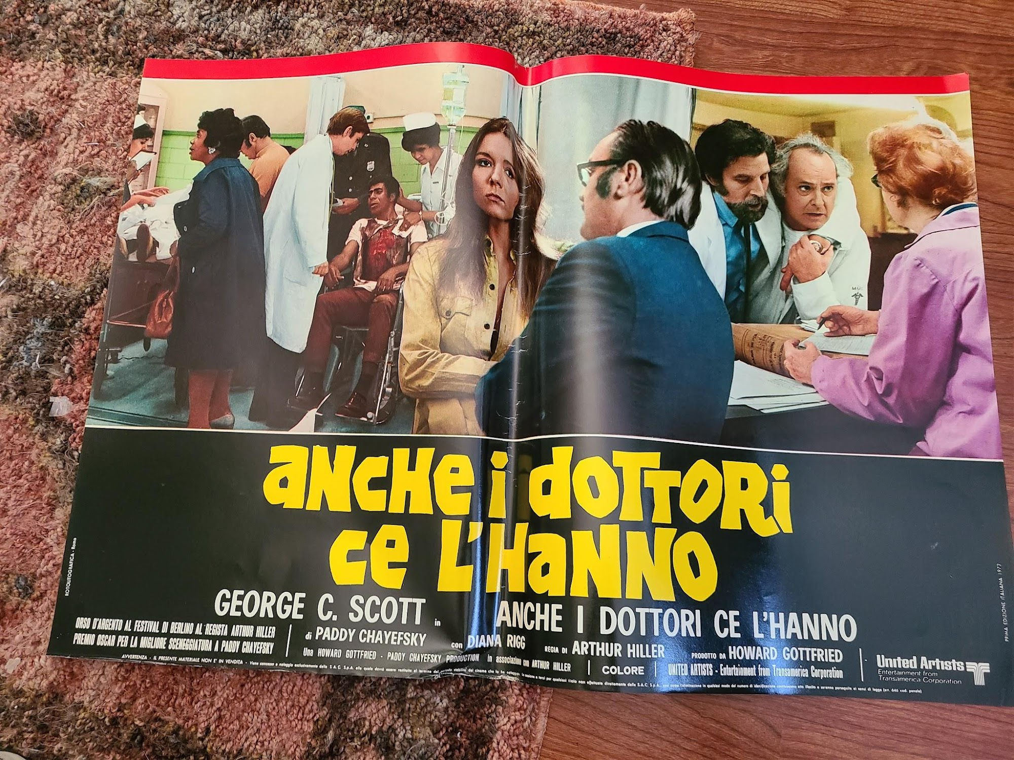 The Hospital 1971 Fotobusta
