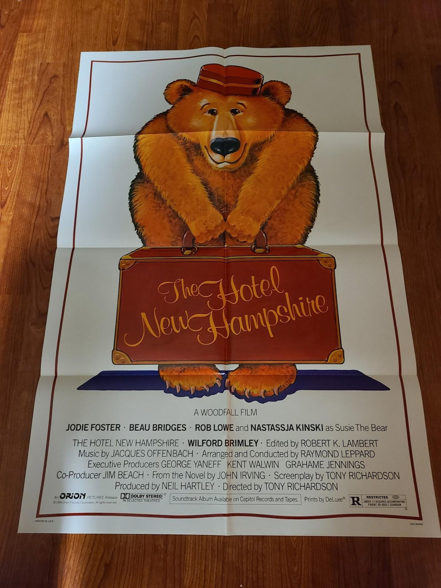 The Hotel New Hampshire 1984 1 Sheets/US