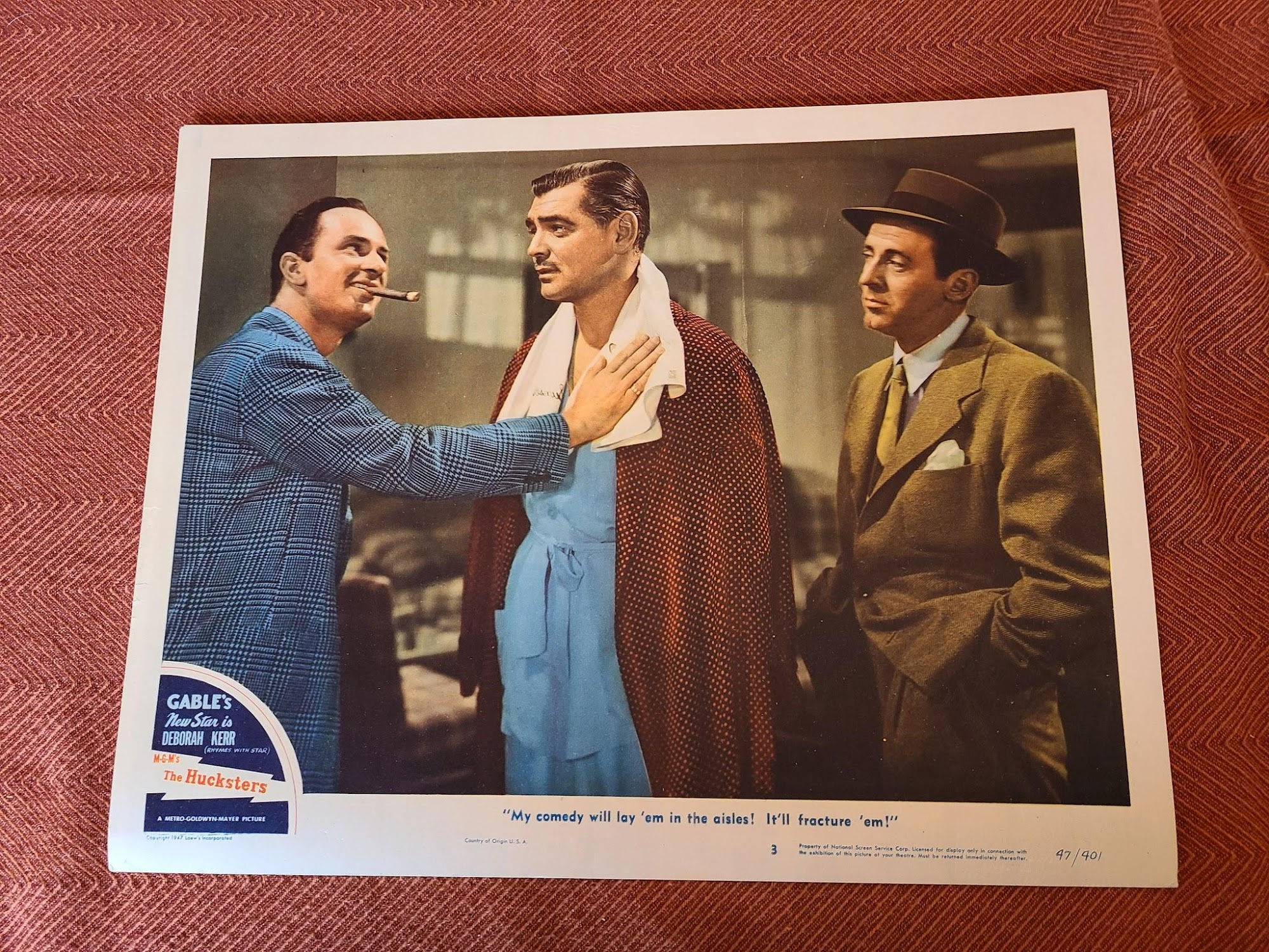 The Hucksters 1947 General Lobby Cards