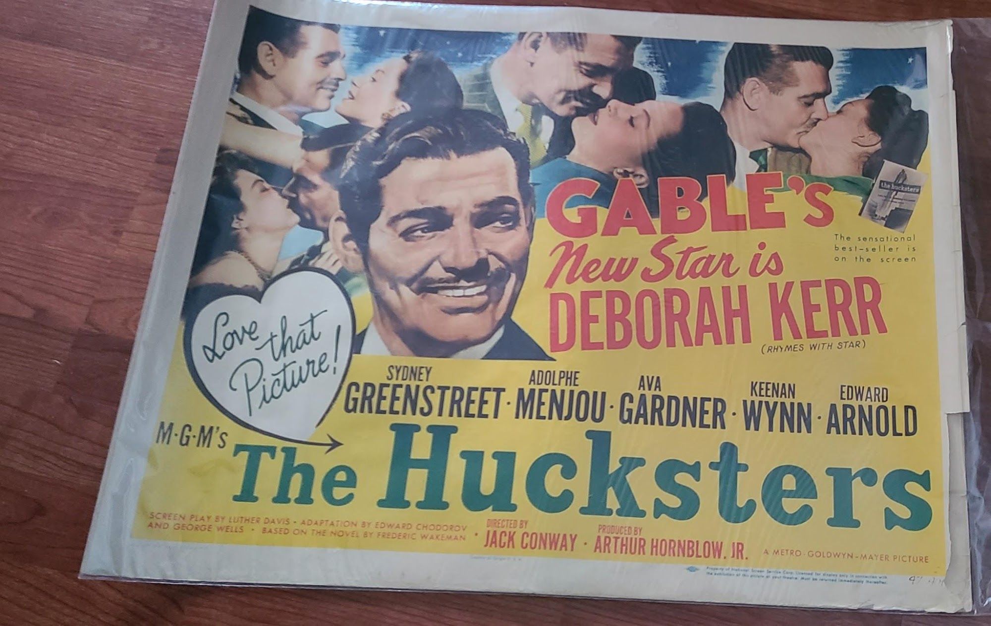 The Hucksters 1947 Half Sheets