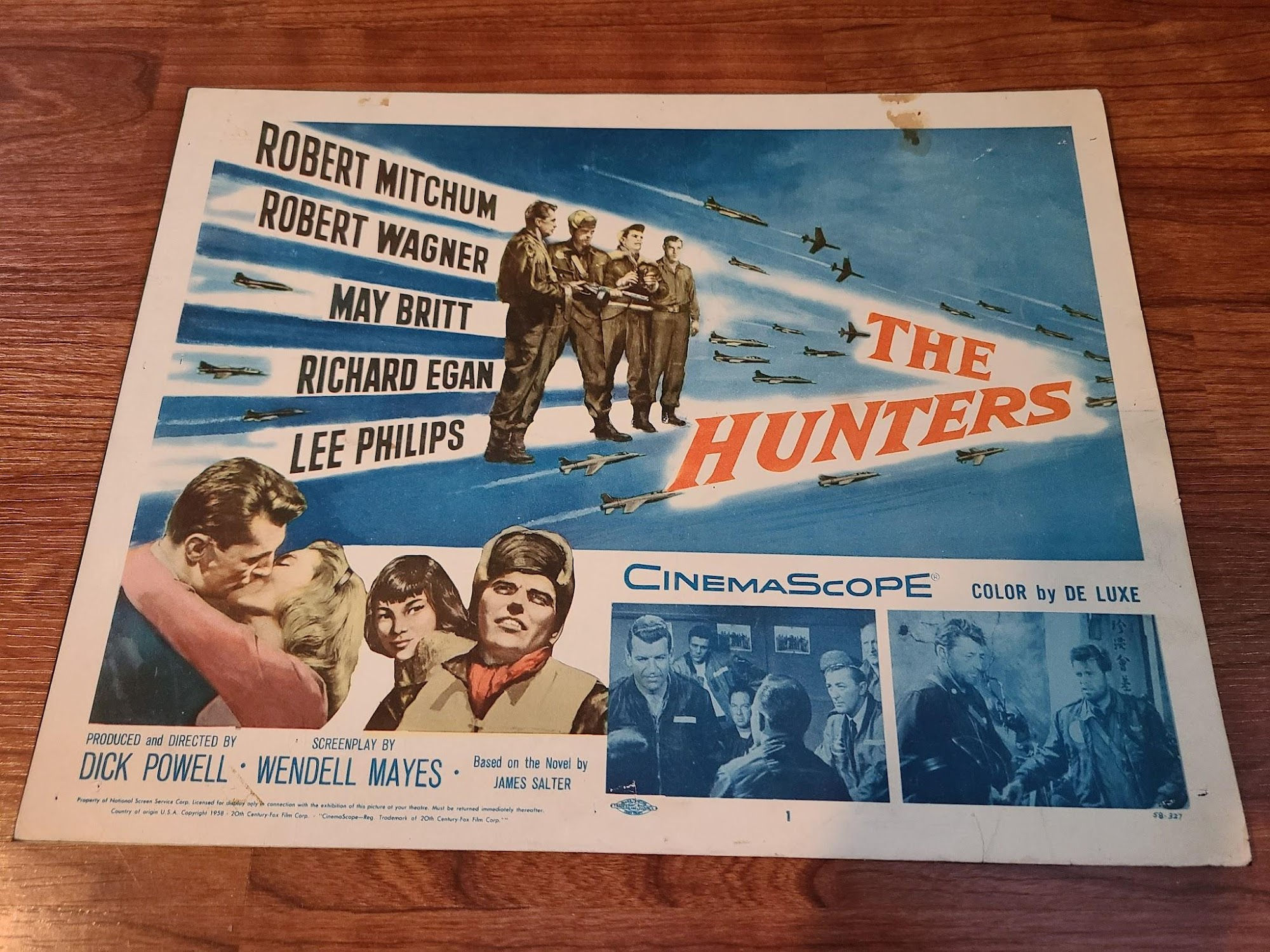 The Hunters 1958 Military/Aviation Lobby Cards