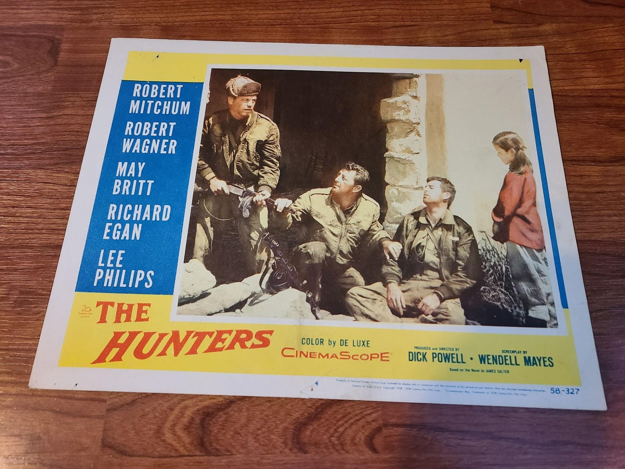 The Hunters 1958 Military/Aviation Lobby Cards