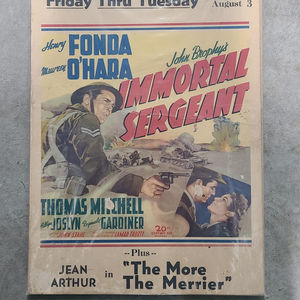 The Immortal Sergeant 1943 Window Cards