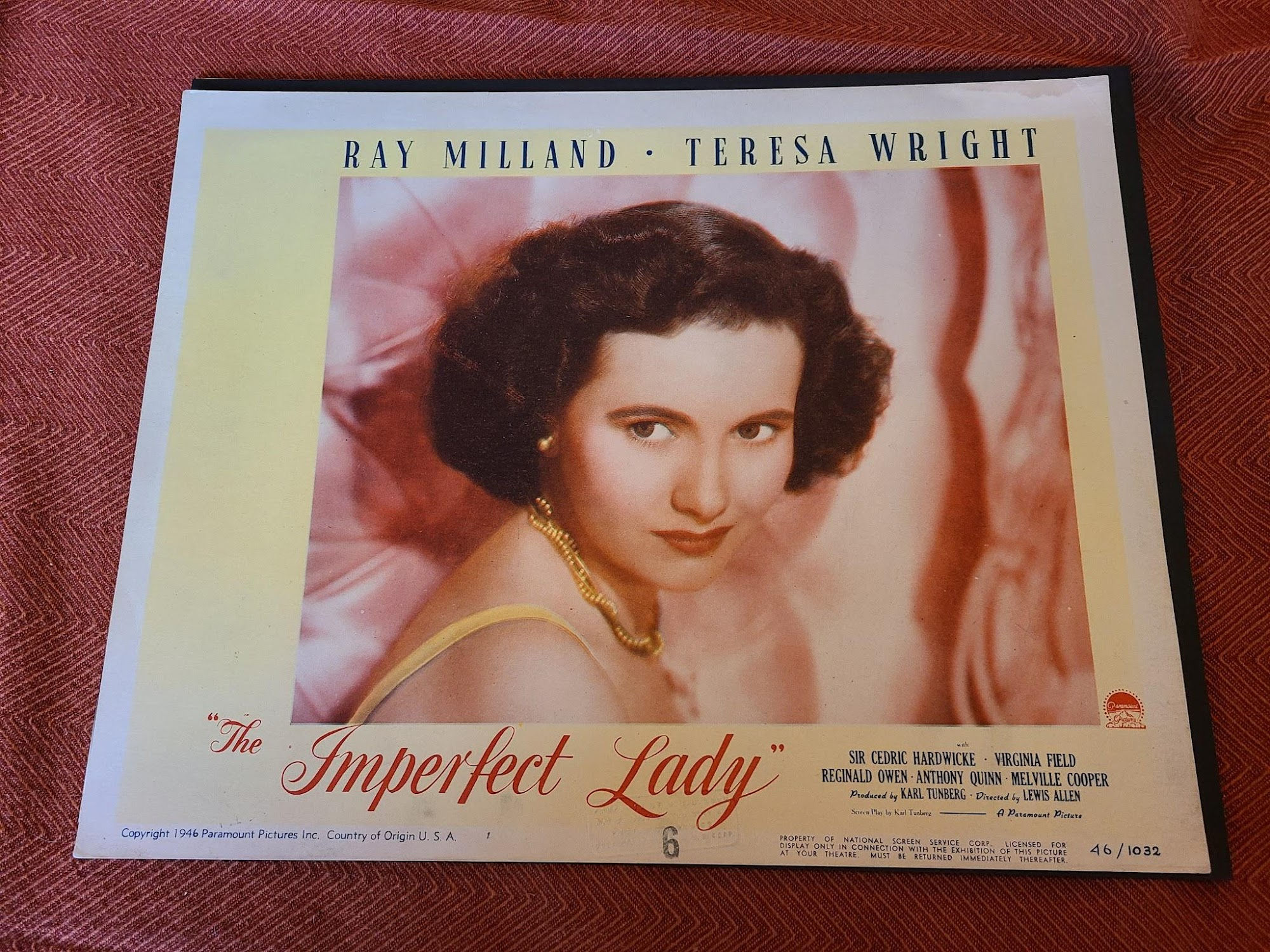 The Imperfect Lady 1947 General Lobby Cards