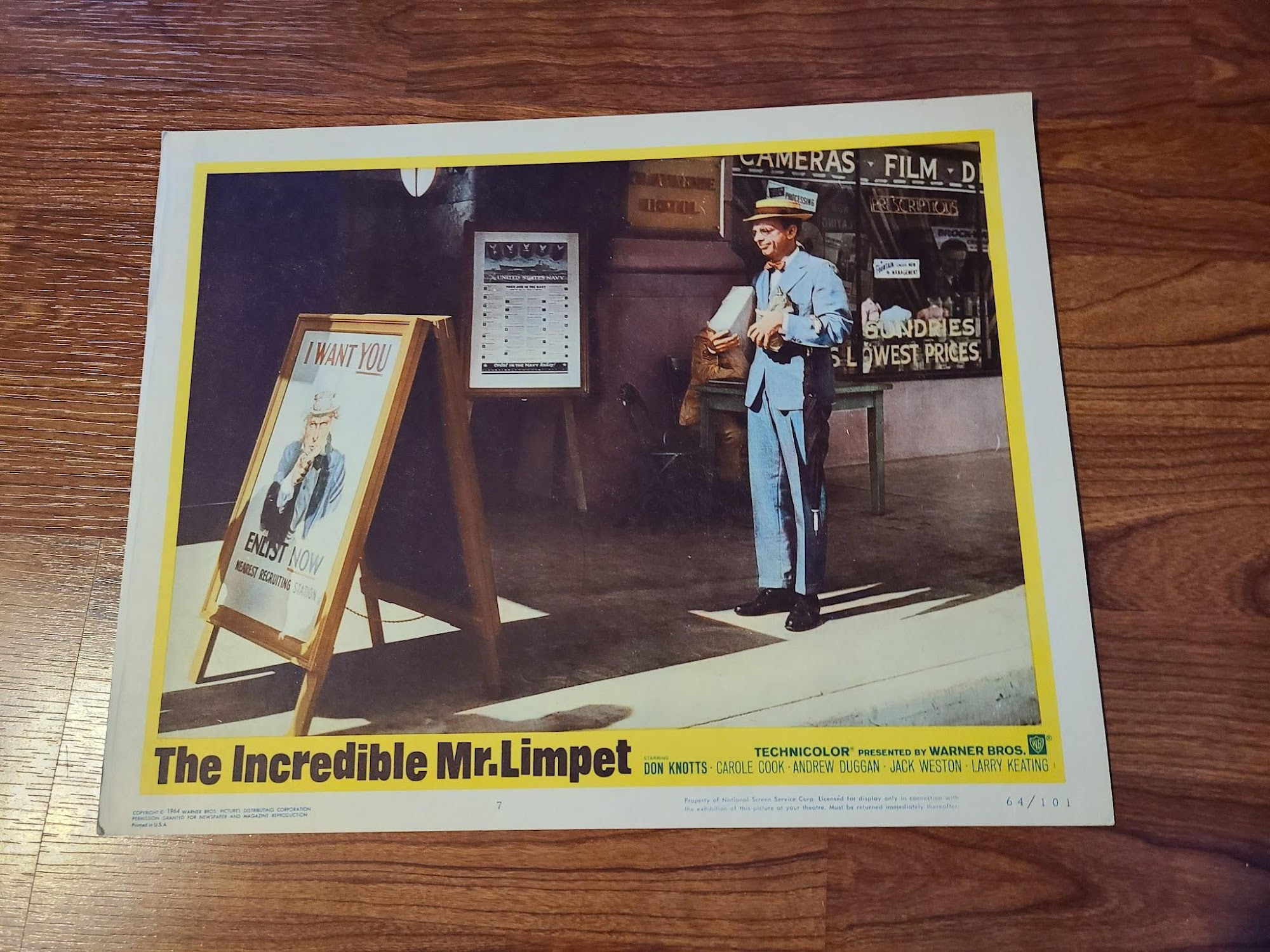 The Incredible Mr. Limpet 1964 General Lobby Cards
