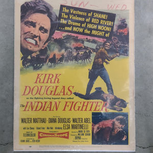 The Indian Fighter 1955 Window Cards