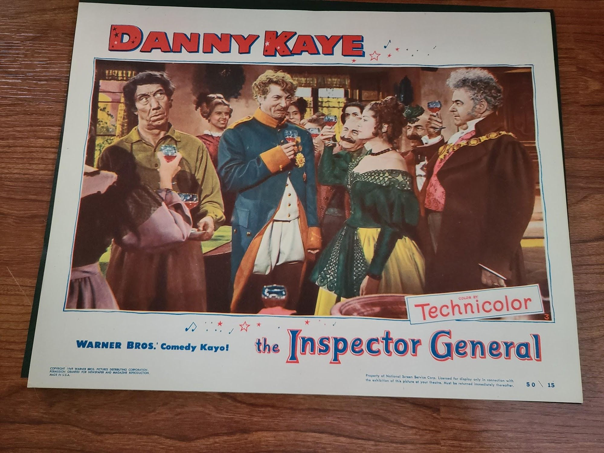 The Inspector General 1949 General Lobby Cards