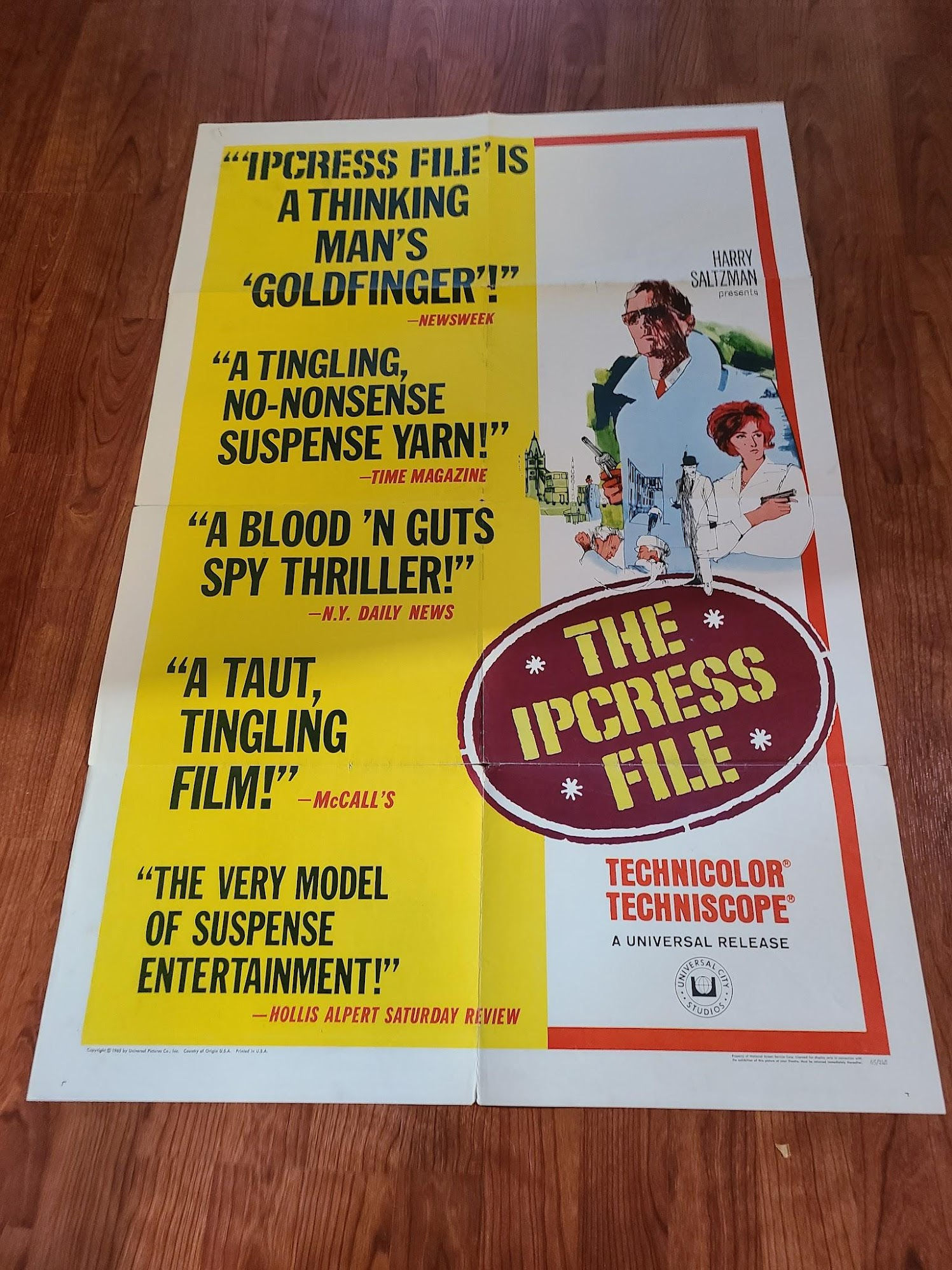 The Ipcress File 1965 1 Sheets/US