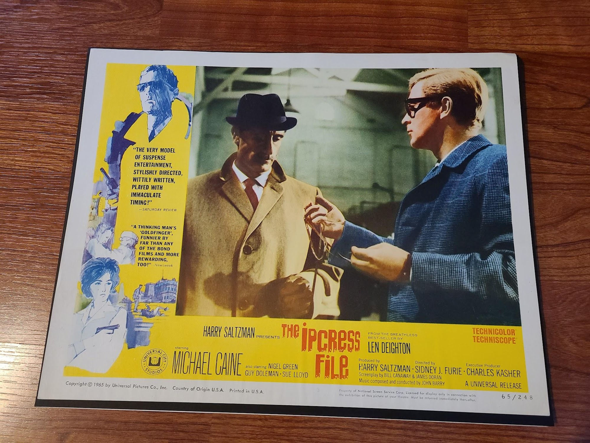 The Ipcress File 1965 General Lobby Cards