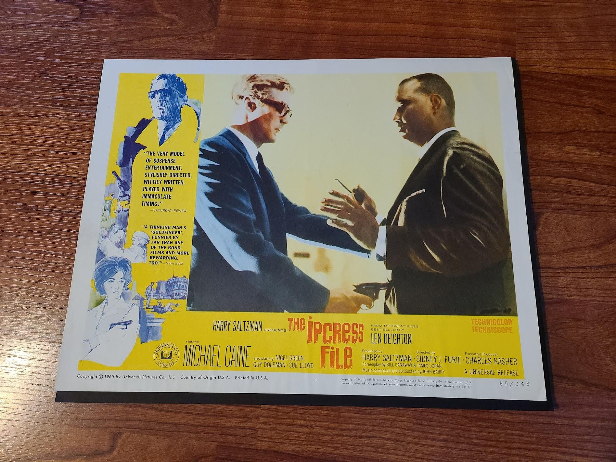 The Ipcress File 1965 General Lobby Cards