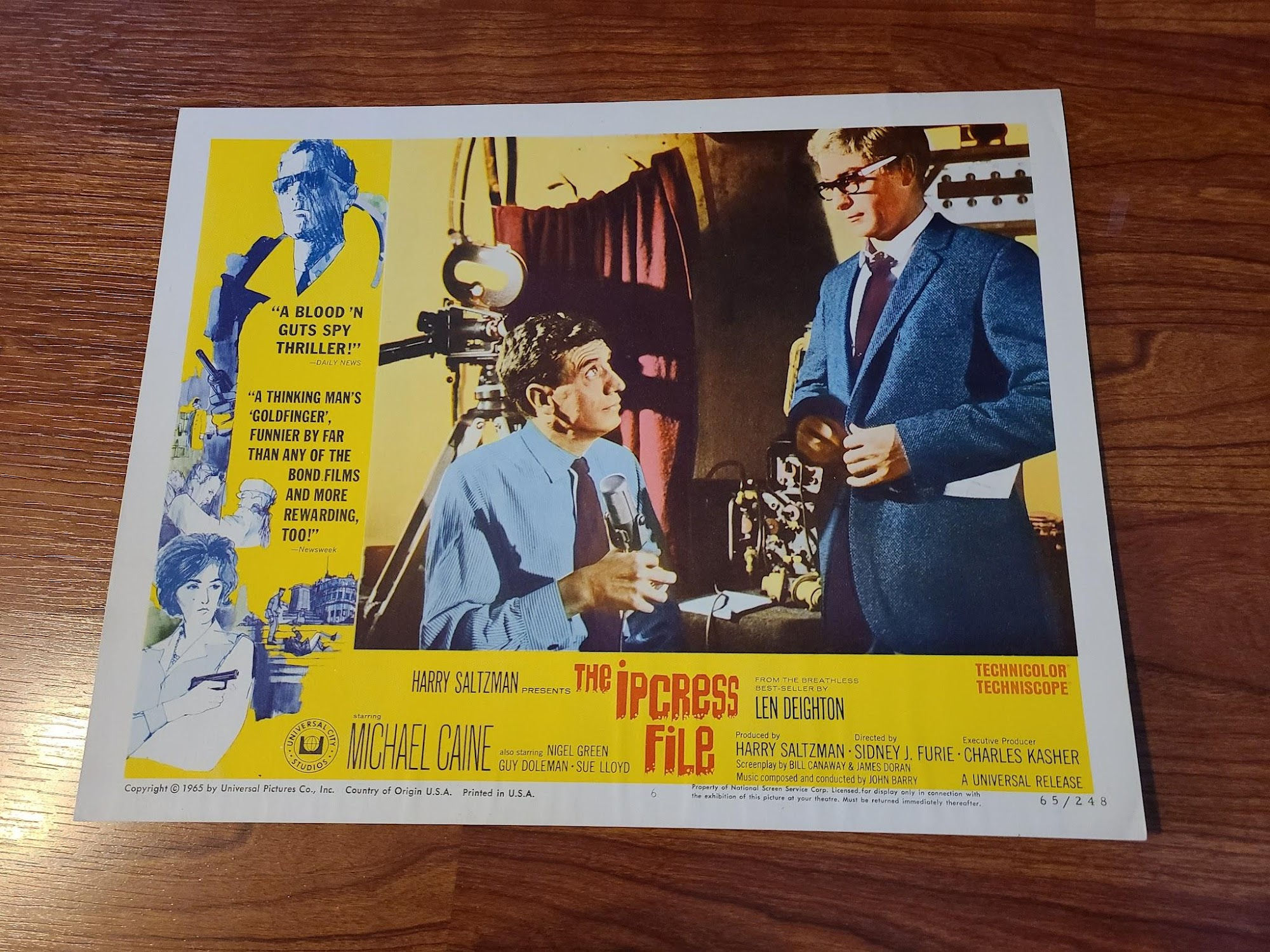 The Ipcress File 1965 General Lobby Cards