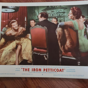 The Iron Petticoat 1956 General Lobby Cards