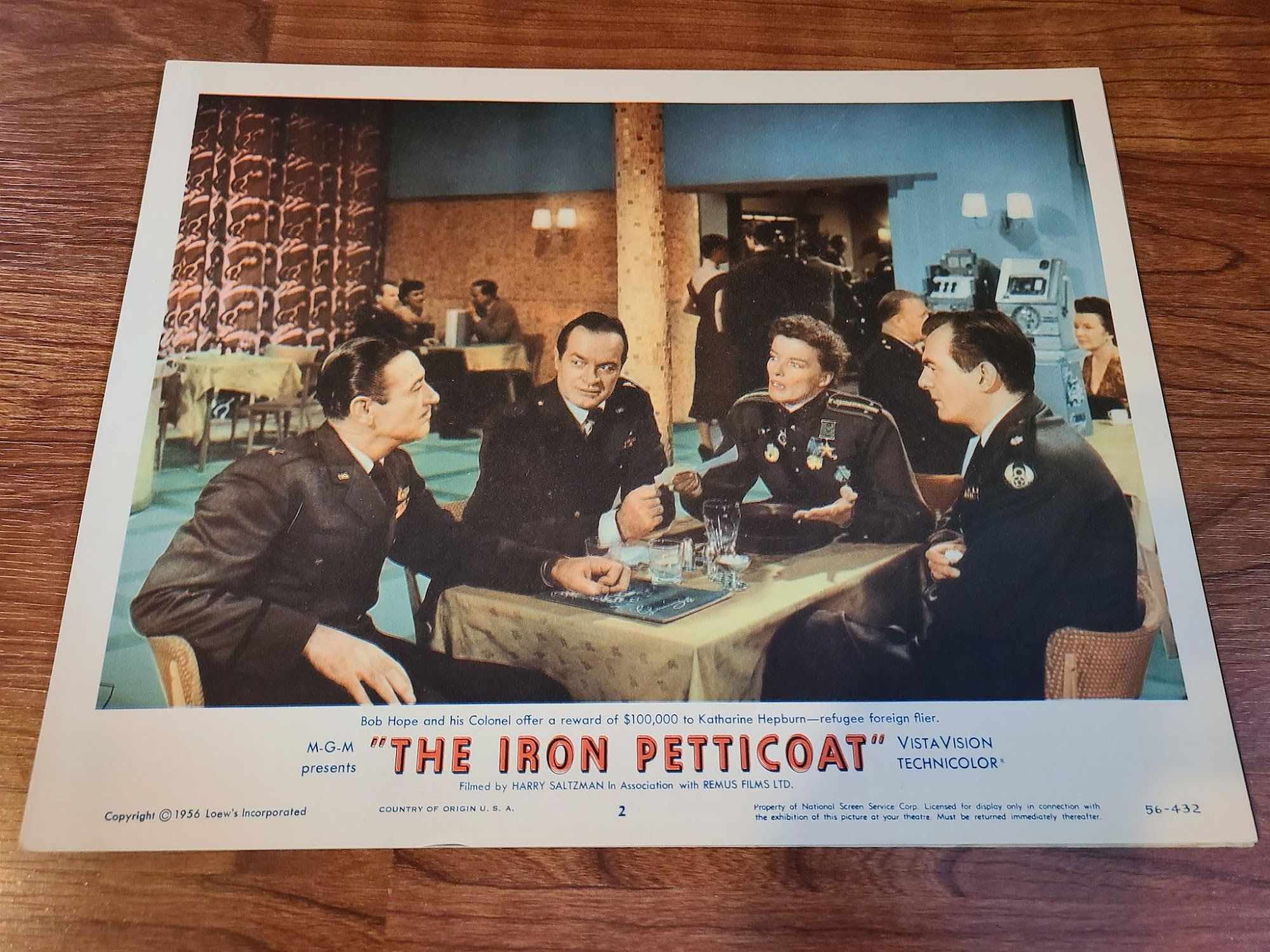 The Iron Petticoat 1956 Military/Aviation Lobby Cards