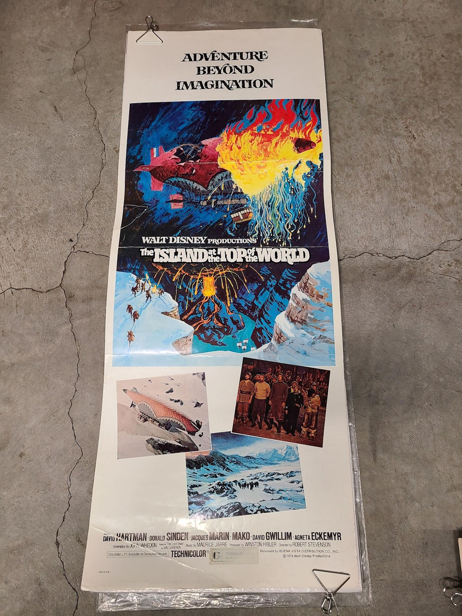 The Island At The Top Of The World 1974 Inserts