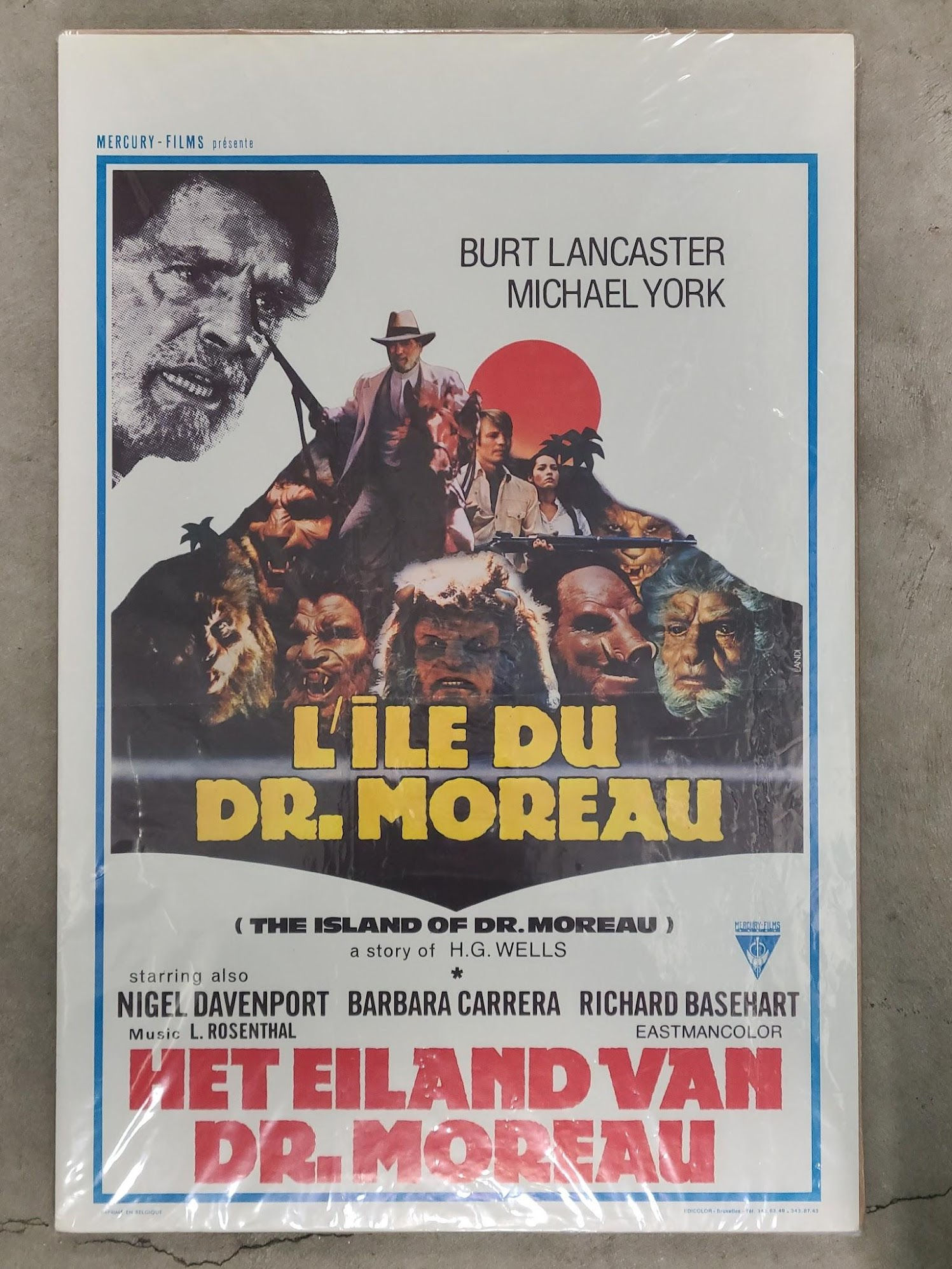 The Island Of Dr. Moreau 1977 Belgium