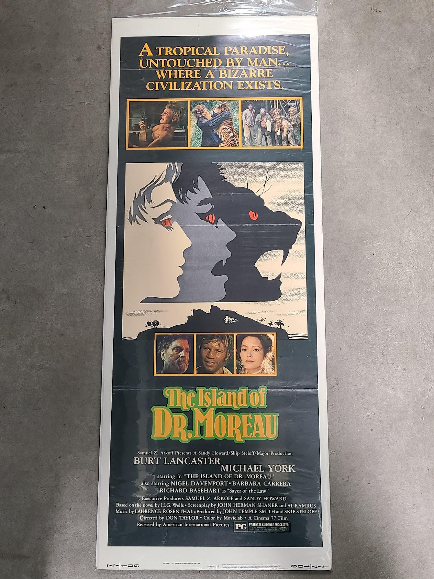 The Island Of Dr. Moreau 1977 Inserts