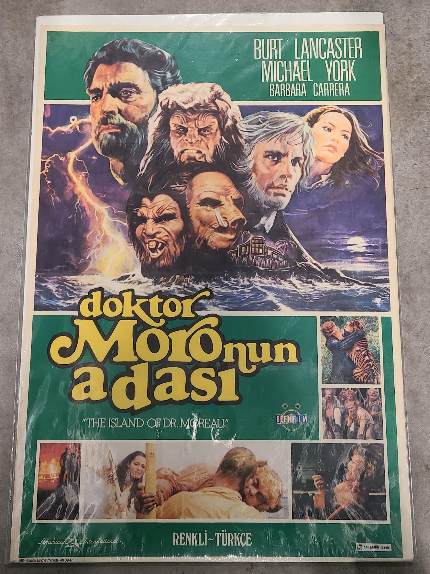 The Island Of Dr. Moreau 1977 Yugo/Turkish
