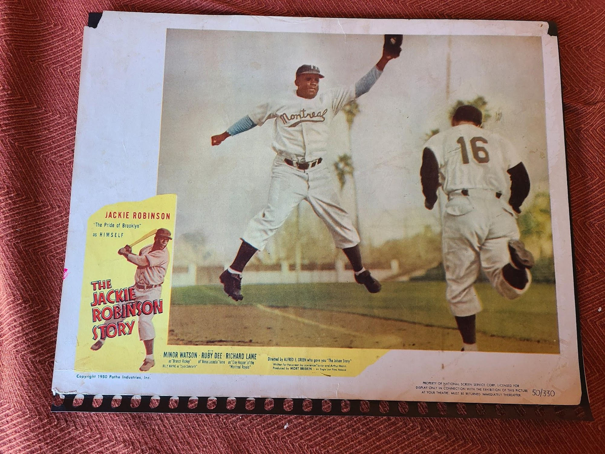 The Jackie Robinson Story 1950 General Lobby Cards