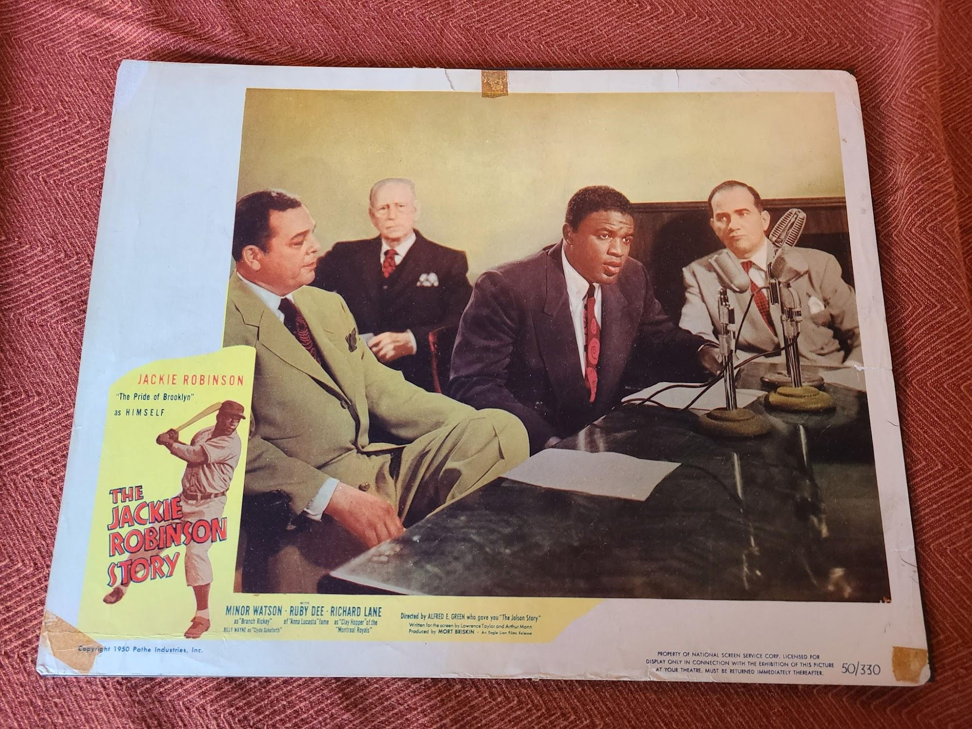 The Jackie Robinson Story 1950 General Lobby Cards