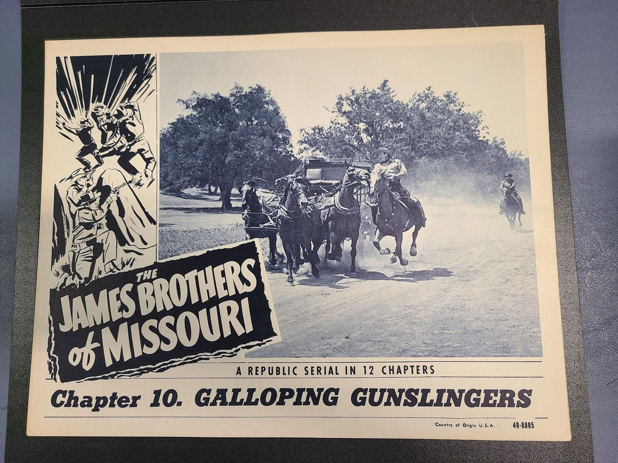 The James Brothers Of Missouri 1949 Serial Lobby Cards