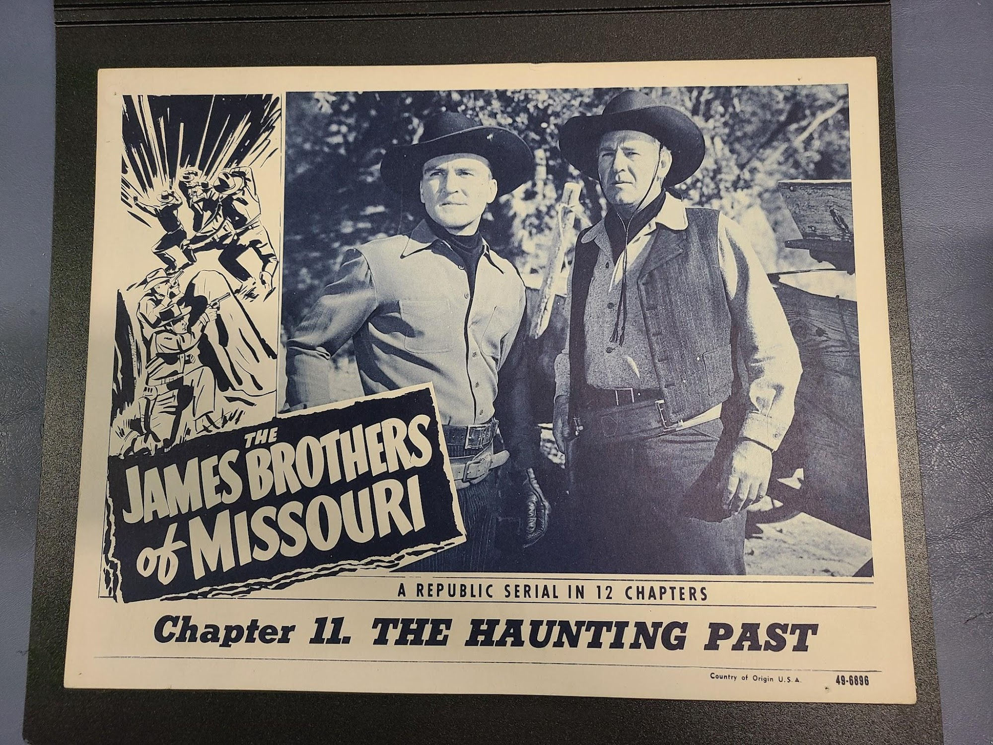 The James Brothers Of Missouri 1949 Serial Lobby Cards
