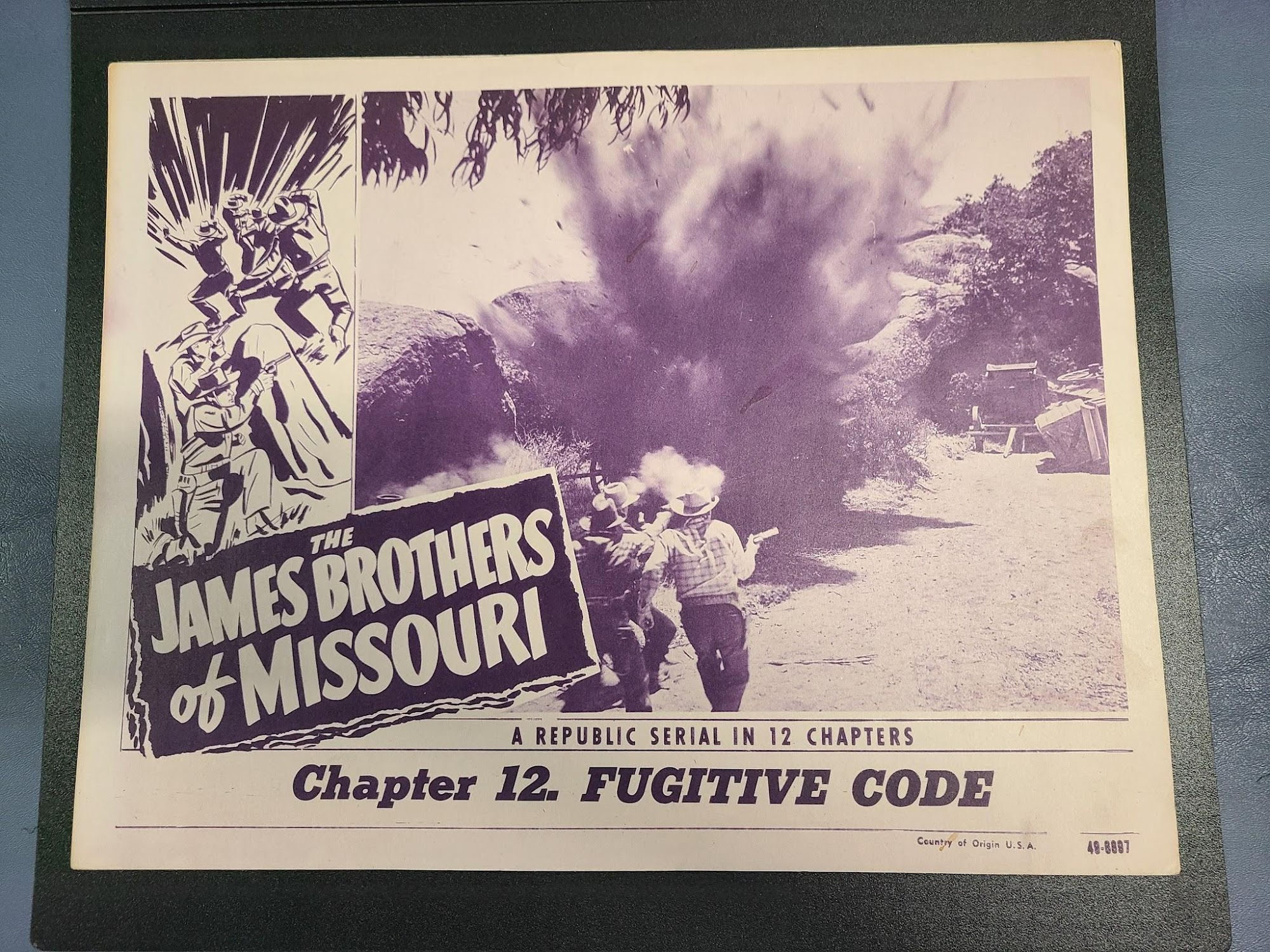 The James Brothers Of Missouri 1949 Serial Lobby Cards