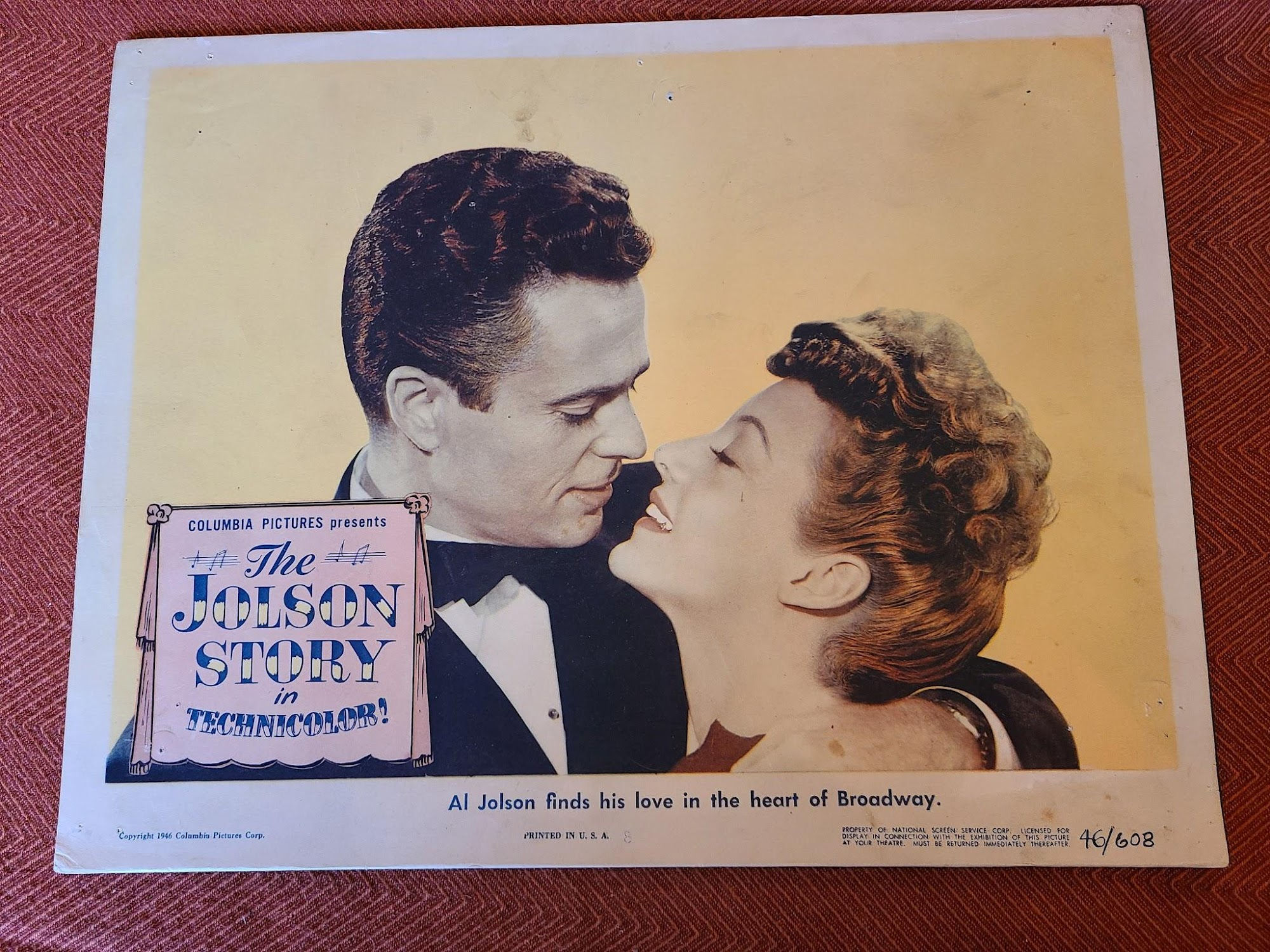 The Jolson Story 1946 General Lobby Cards