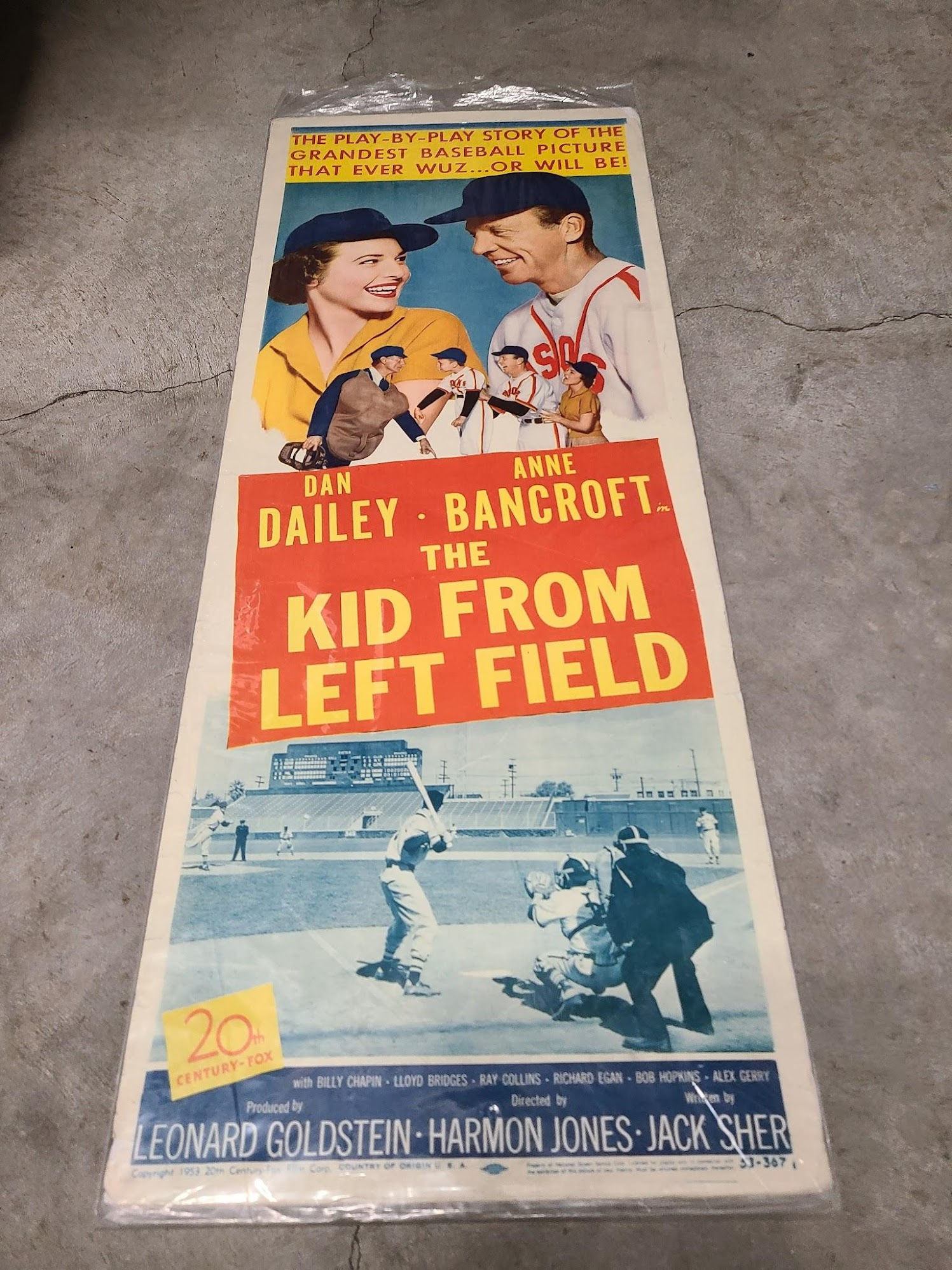 The Kid From Left Field 1953 Inserts