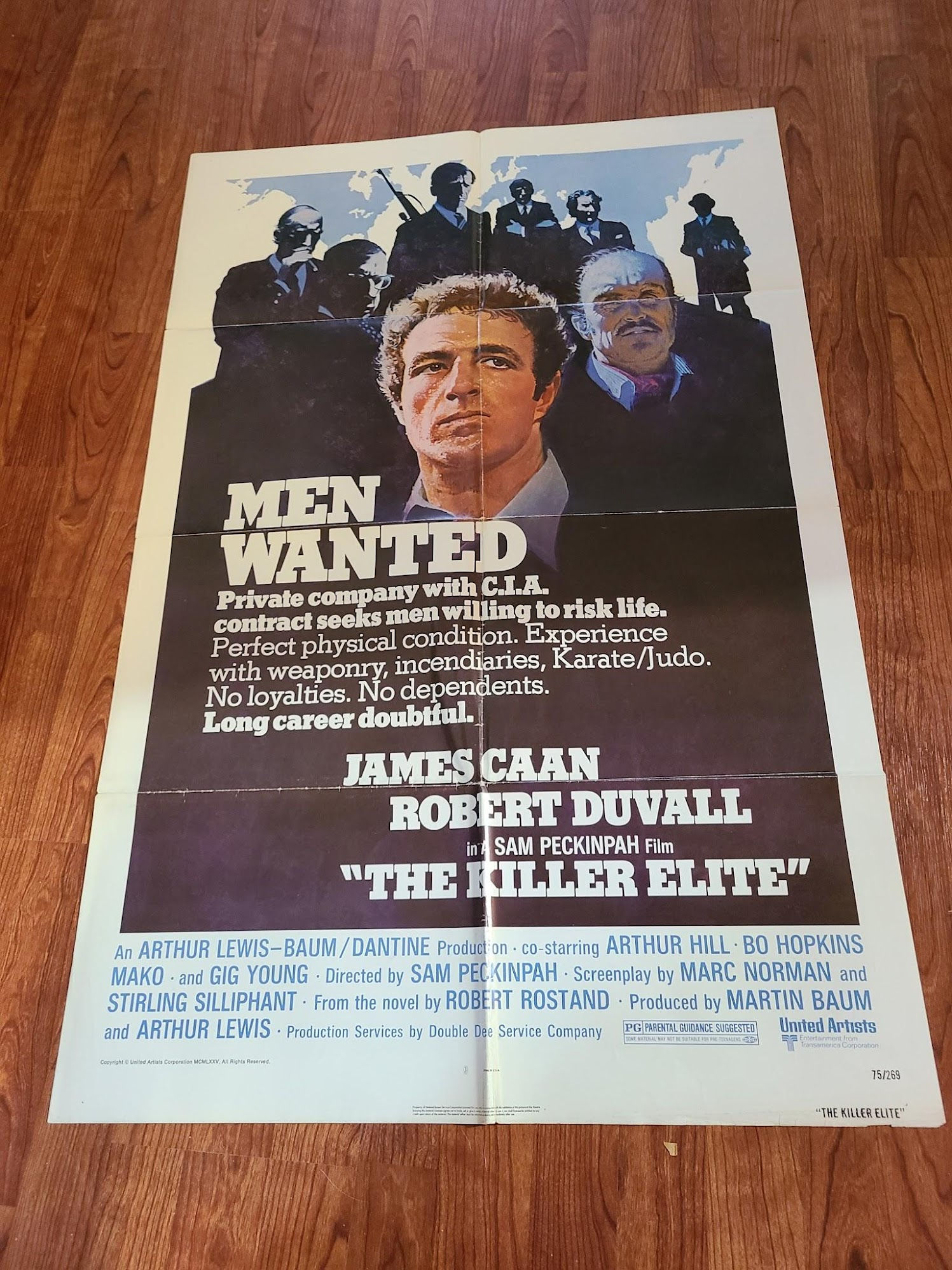 The Killer Elite 1975 1 Sheets/US