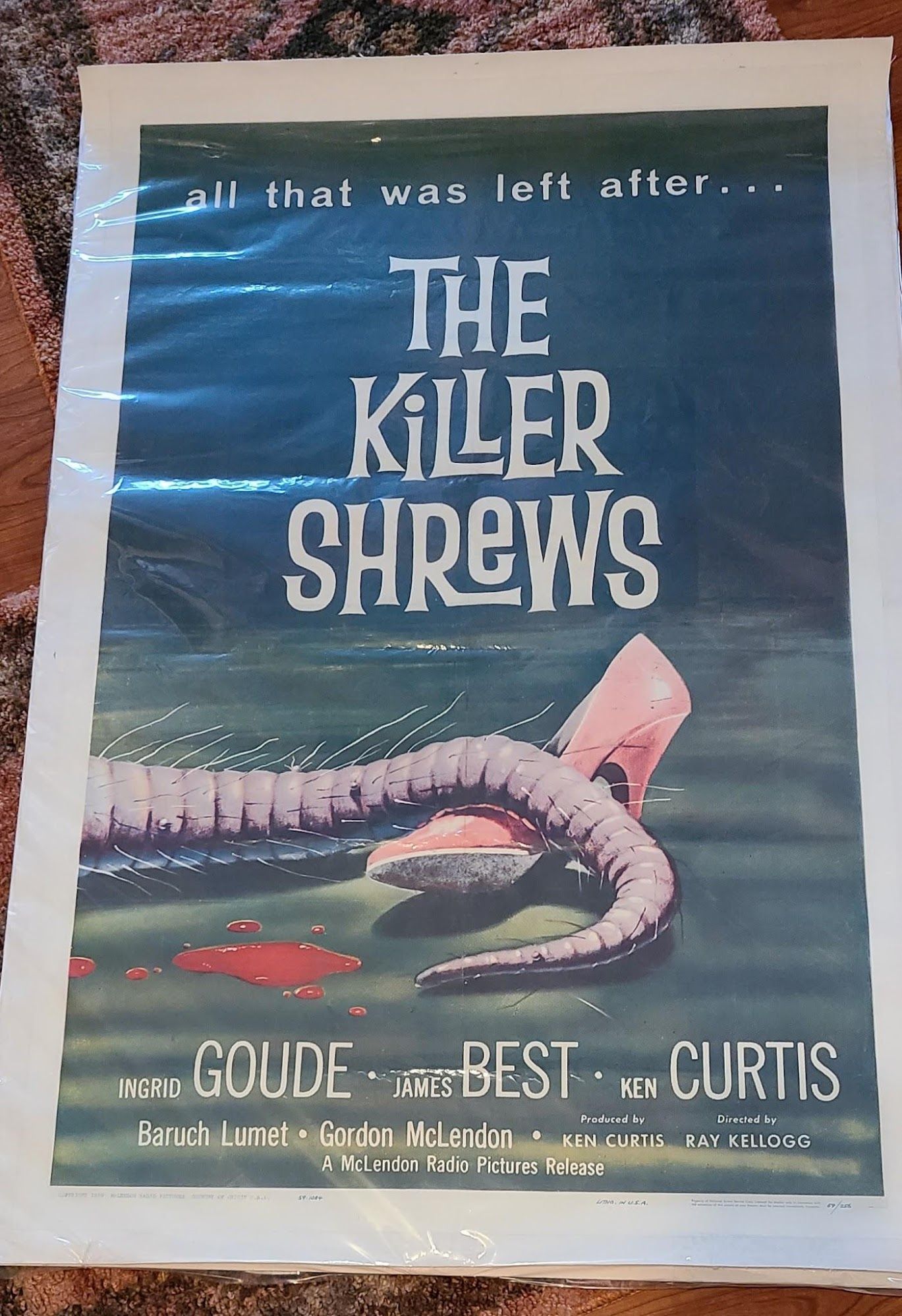 The Killer Shrews 1959 1 Sheets/US