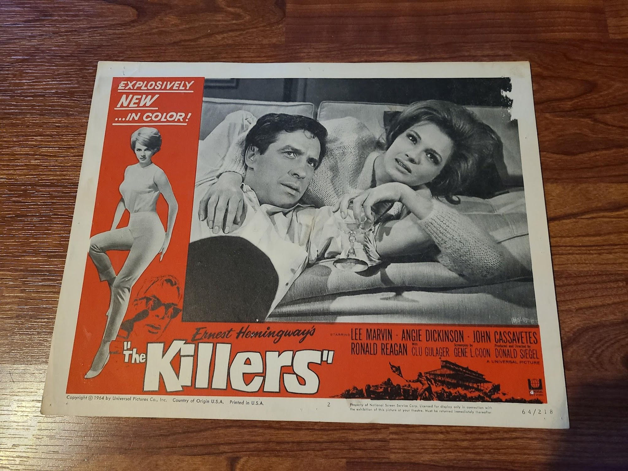 The Killers 1964 General Lobby Cards