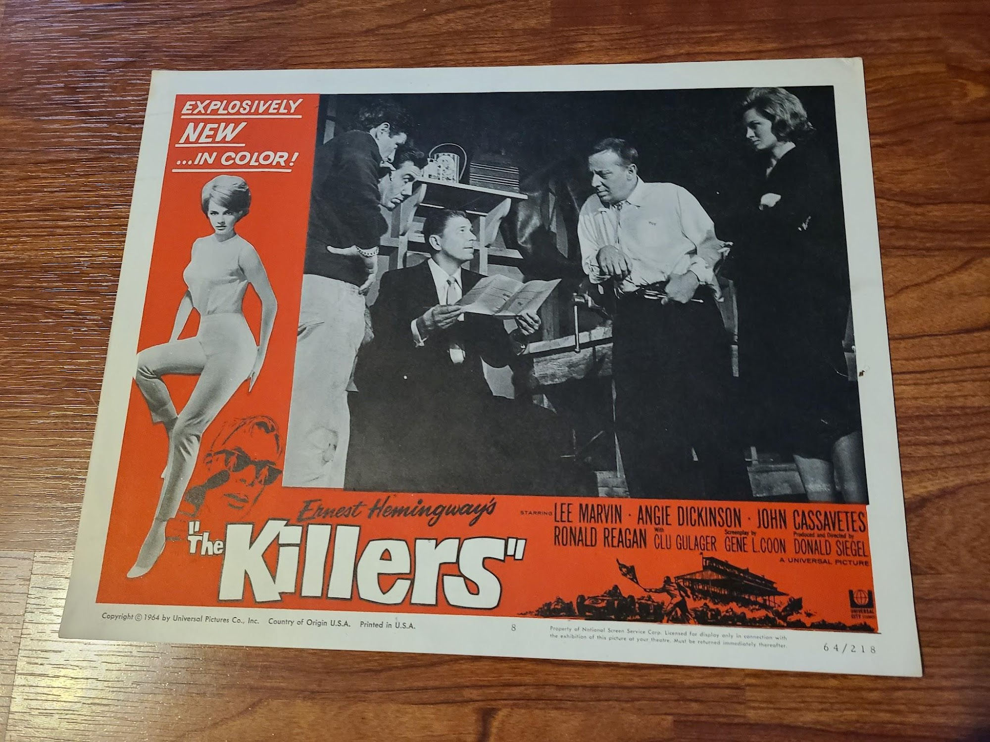 The Killers 1964 General Lobby Cards