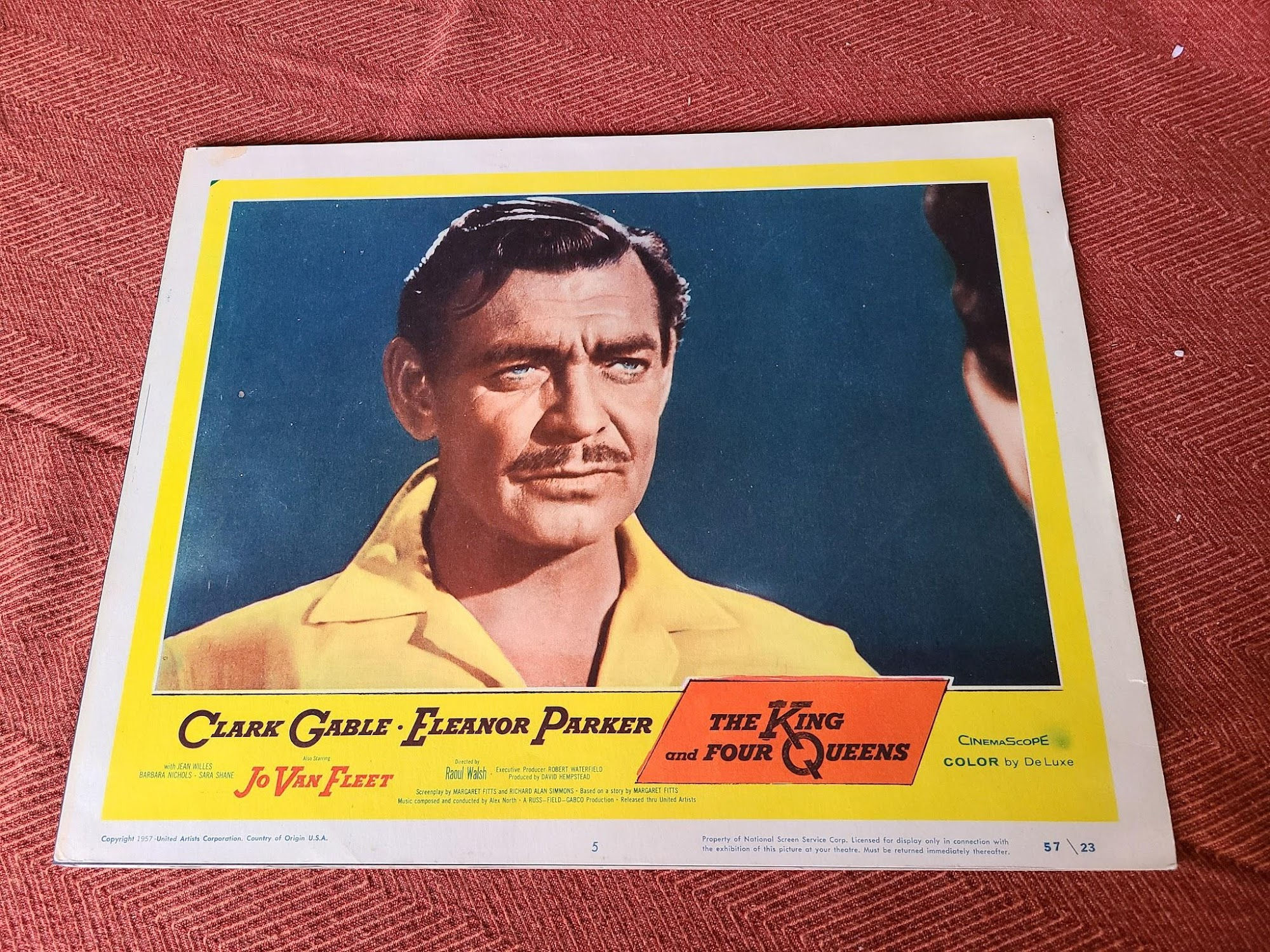 The King And Four Queens 1956 Western Lobby Cards