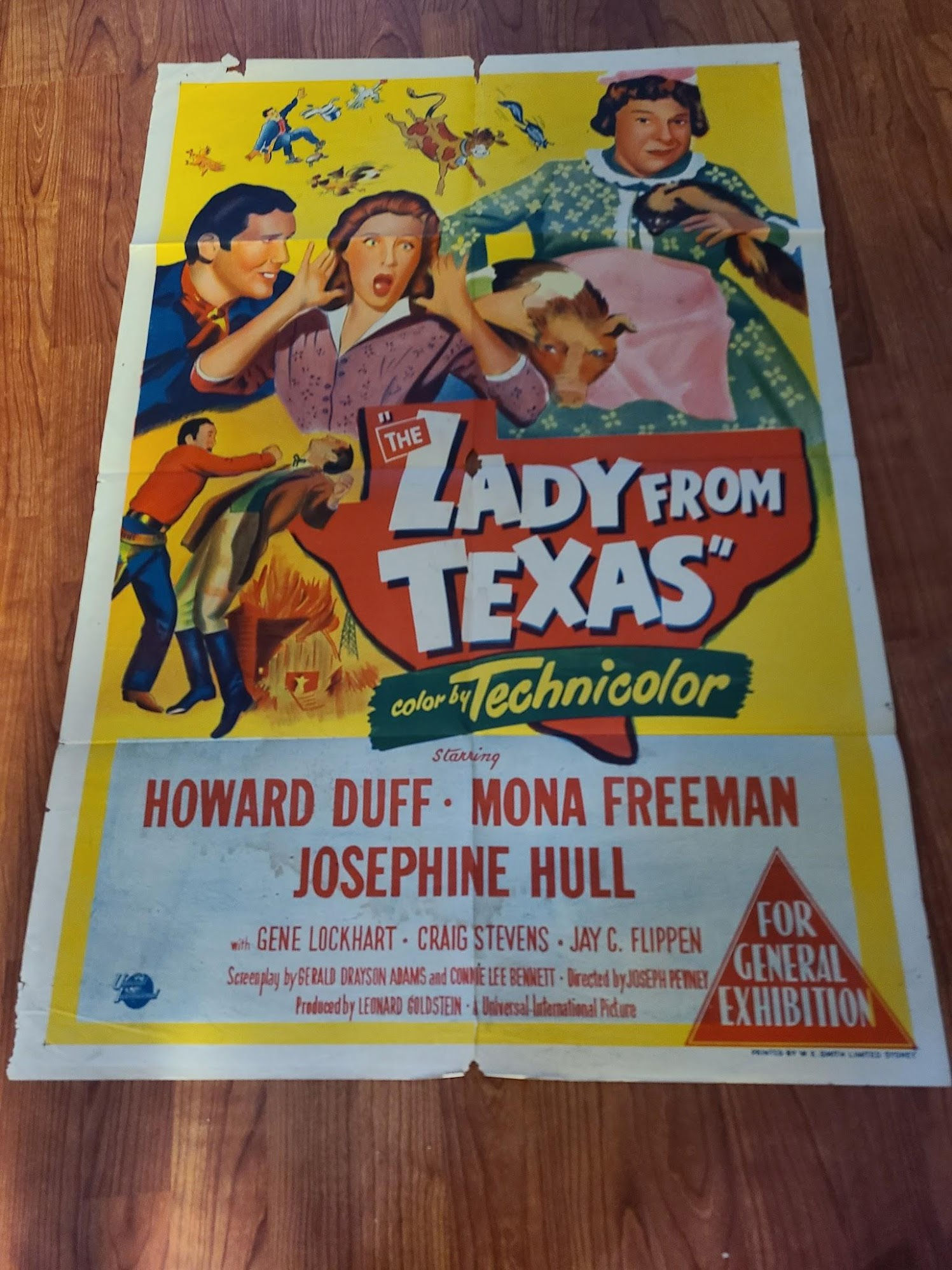 The Lady From Texas 1951 1 Sheets/US