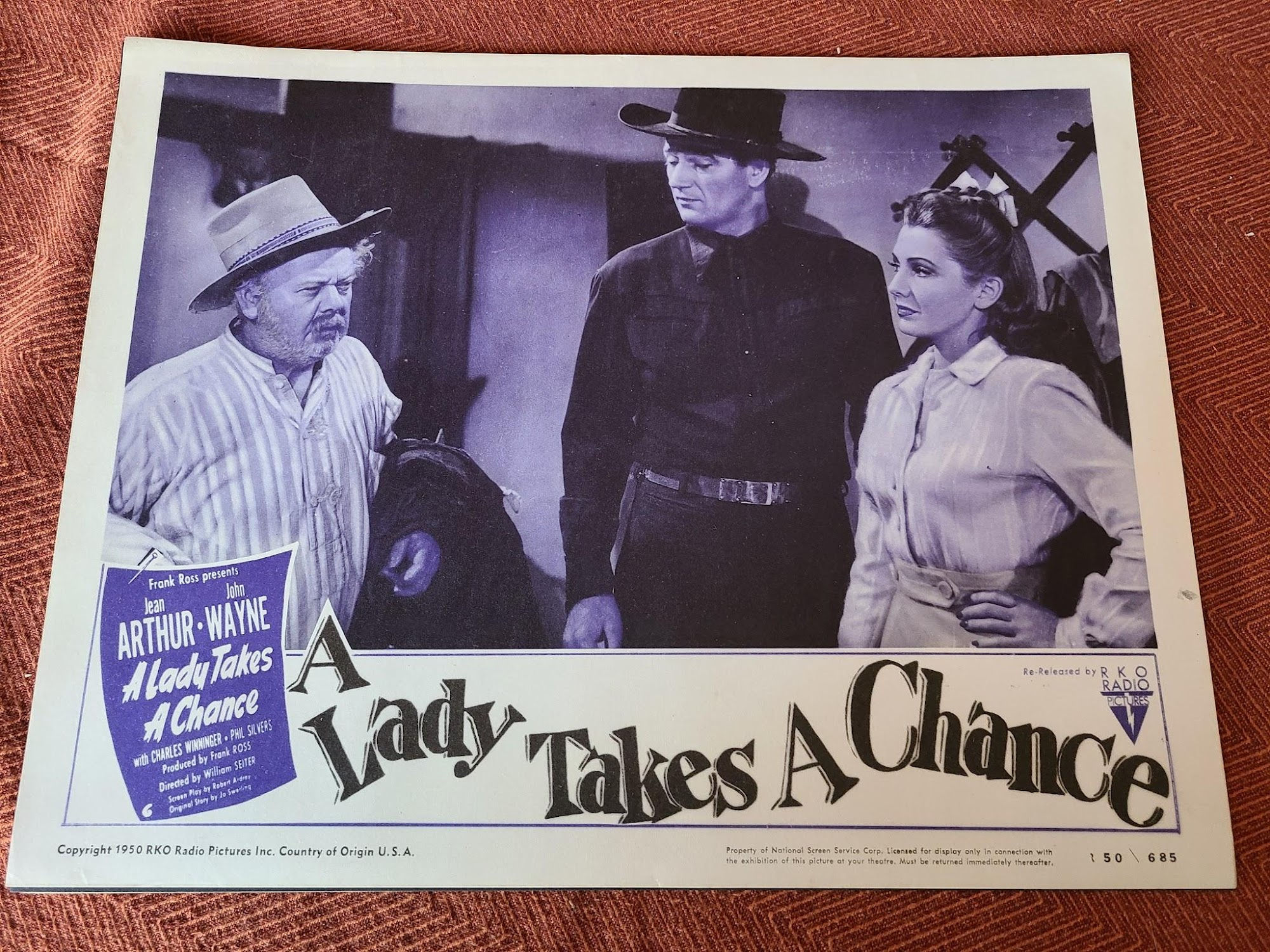 The Lady Takes A Chance 1943 Western Lobby Cards