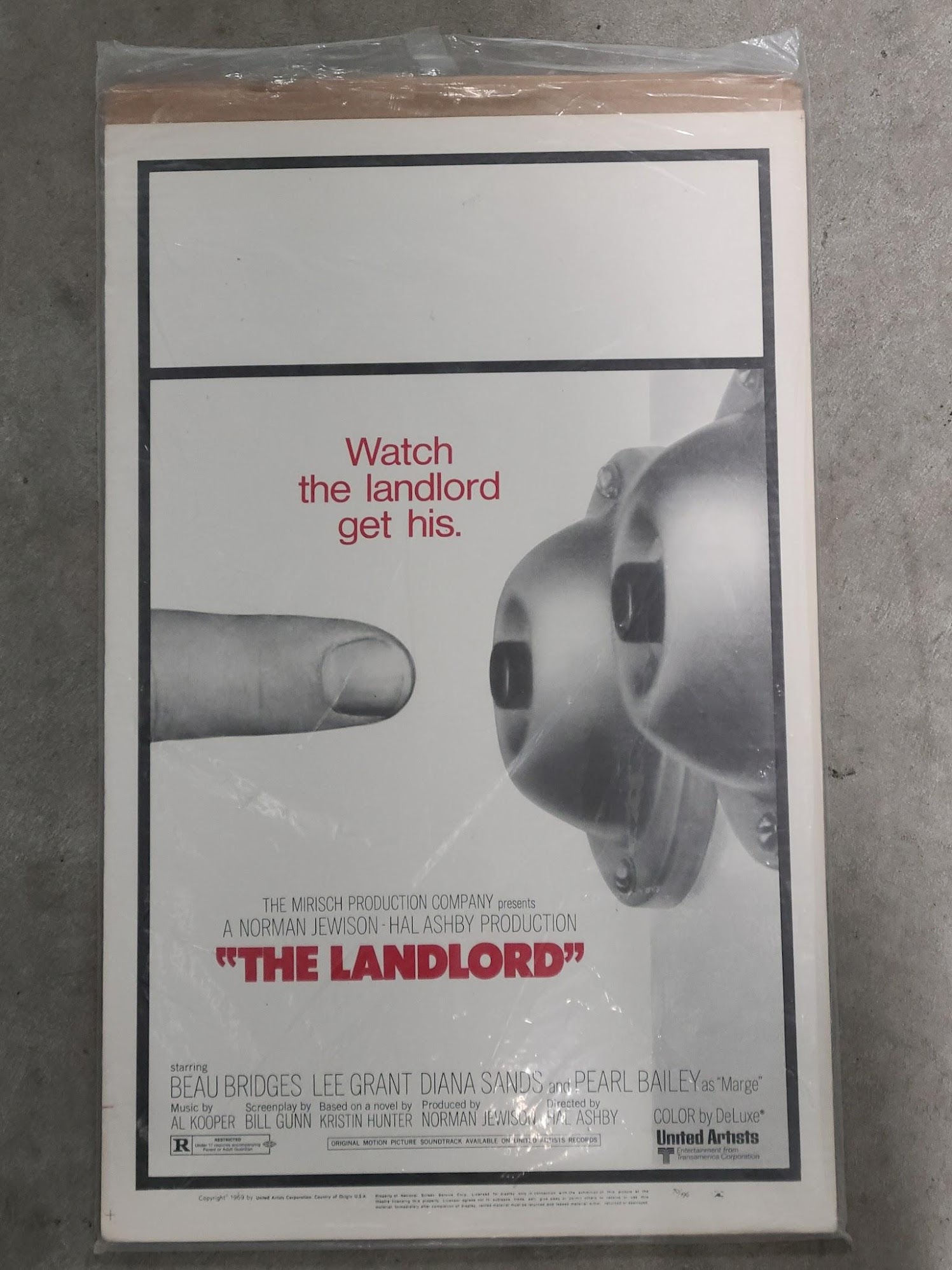 The Landlord 1970 Window Cards