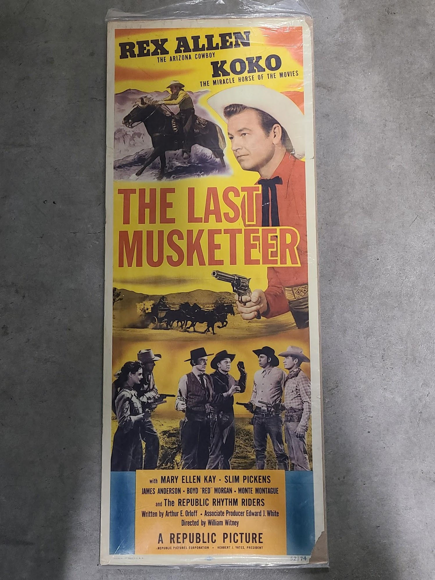 The Last Musketeer 1952 Inserts