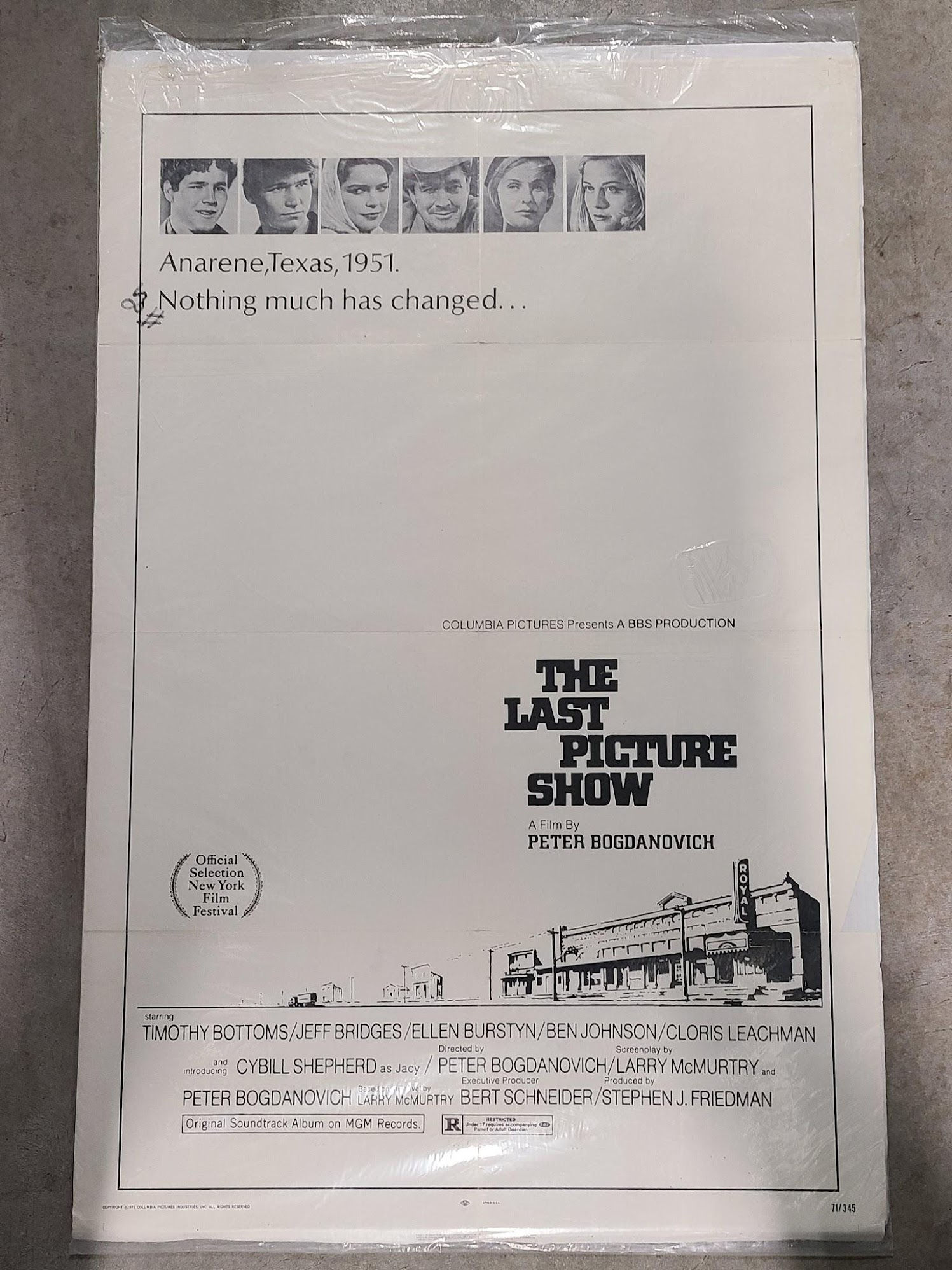 The Last Picture Show 1971 1 Sheets/US
