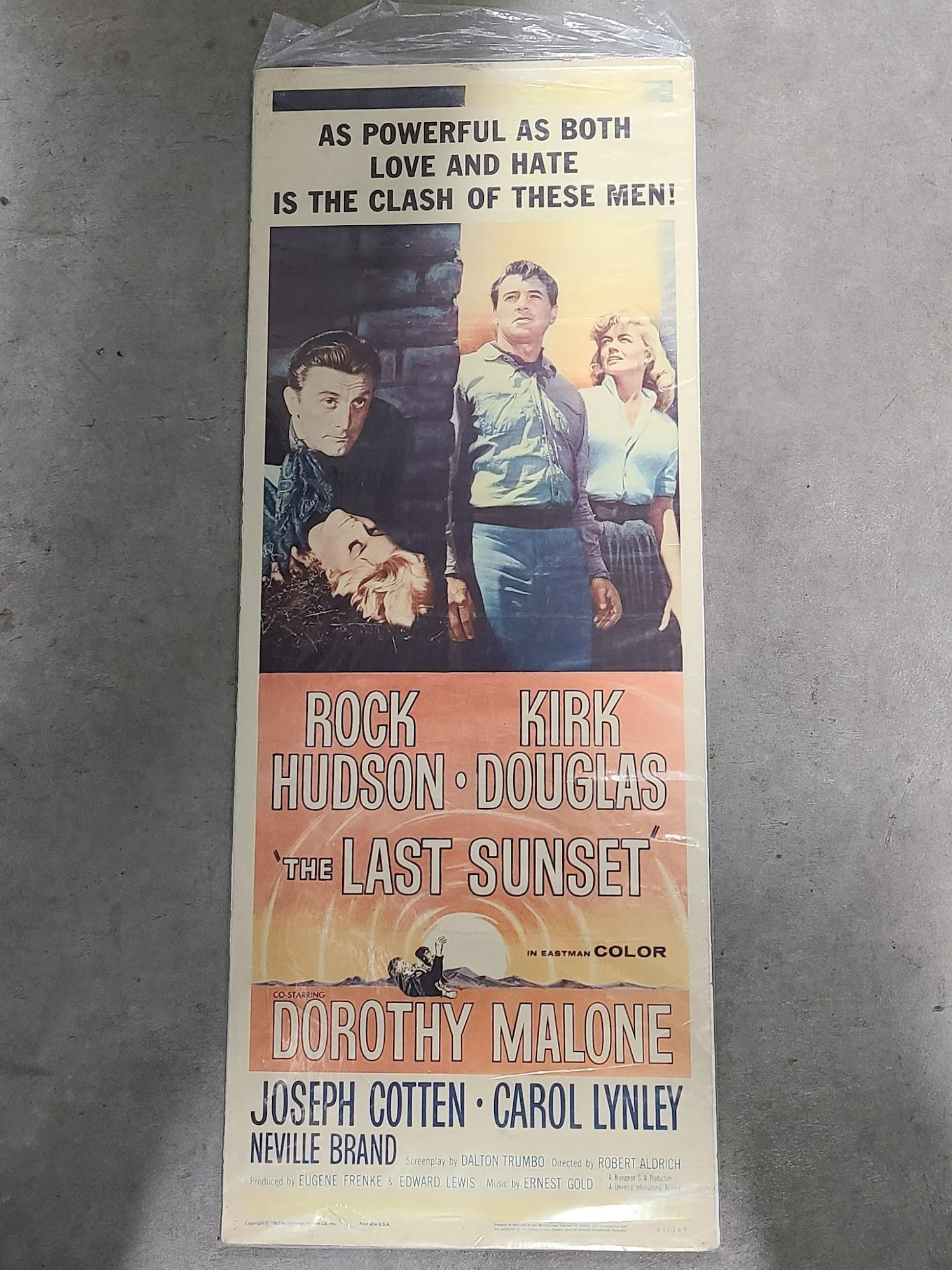 The Last Sunset 1961 Inserts