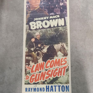 The Law Comes To Gunsight 1947 Inserts