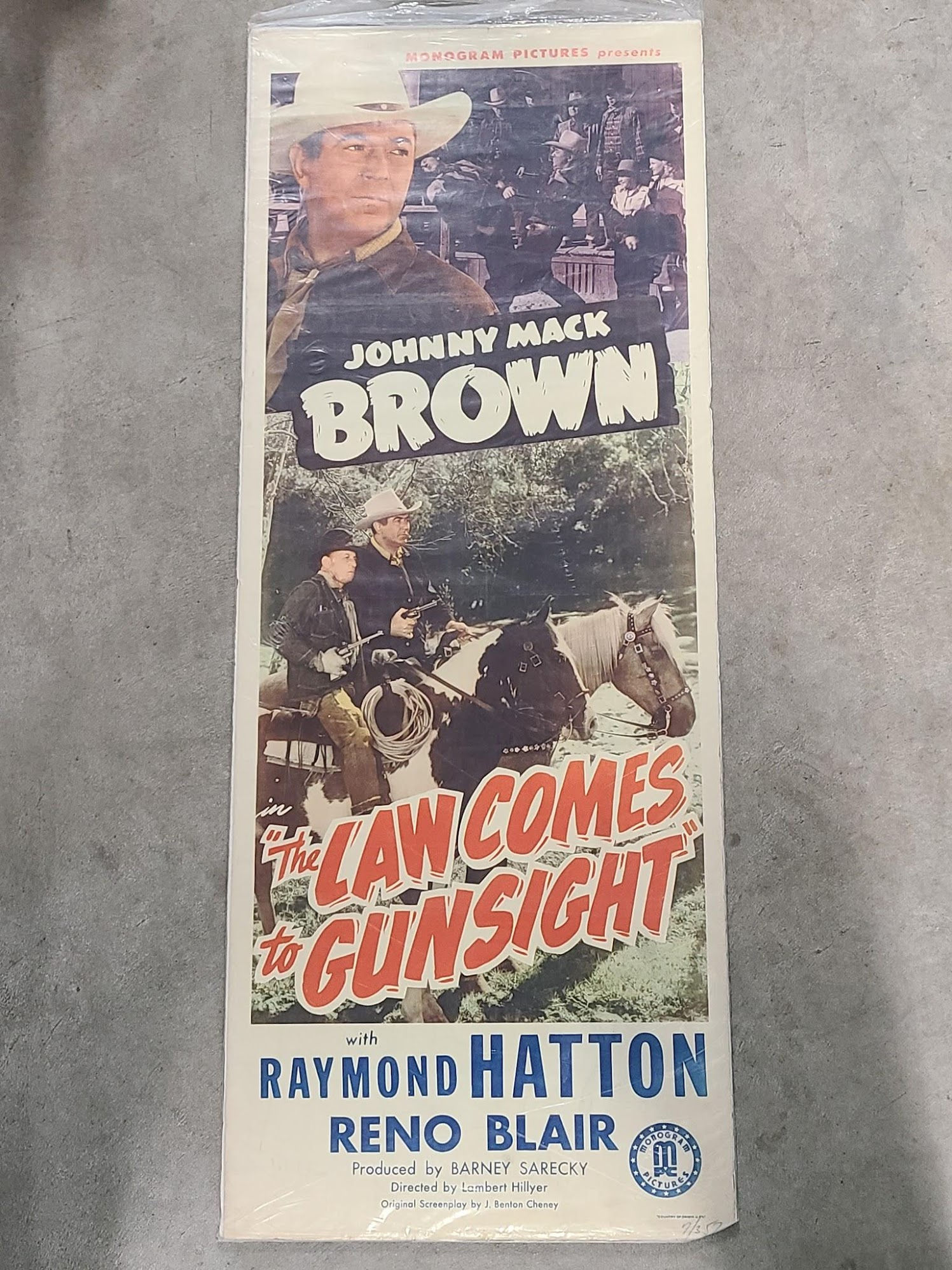 The Law Comes To Gunsight 1947 Inserts