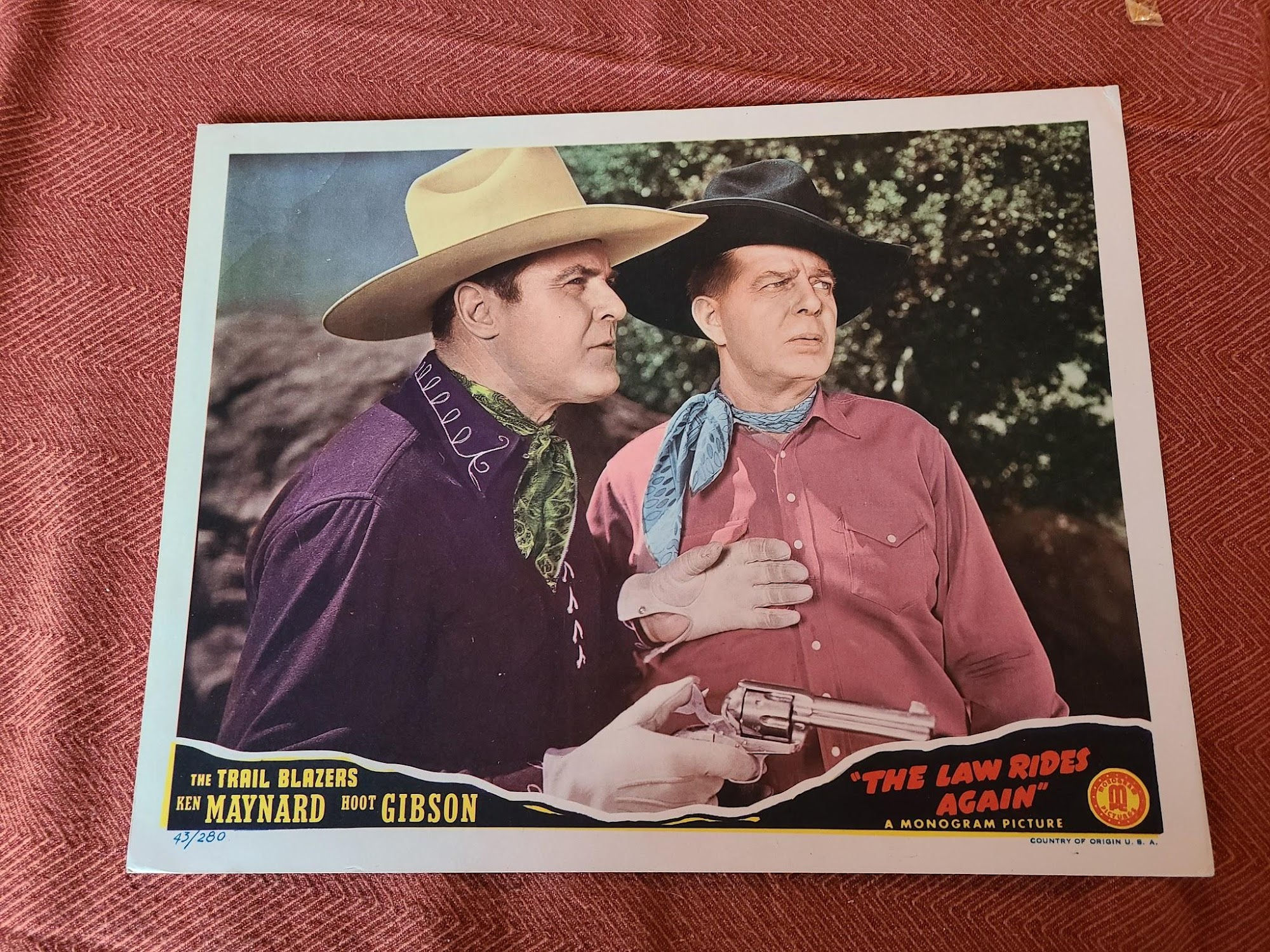 The Law Rides Again 1943 Western Lobby Cards