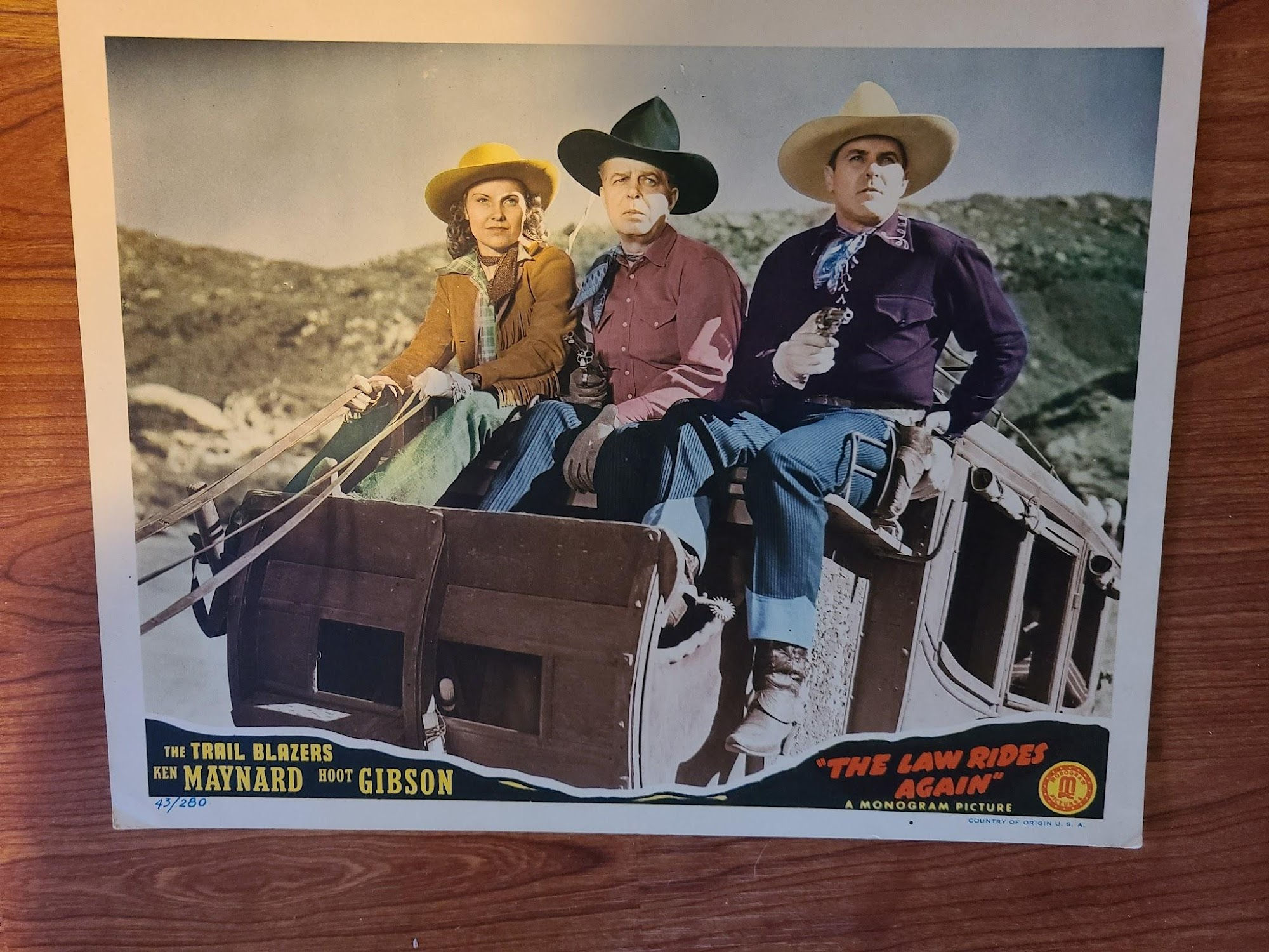 The Law Rides Again 1943 Western Lobby Cards