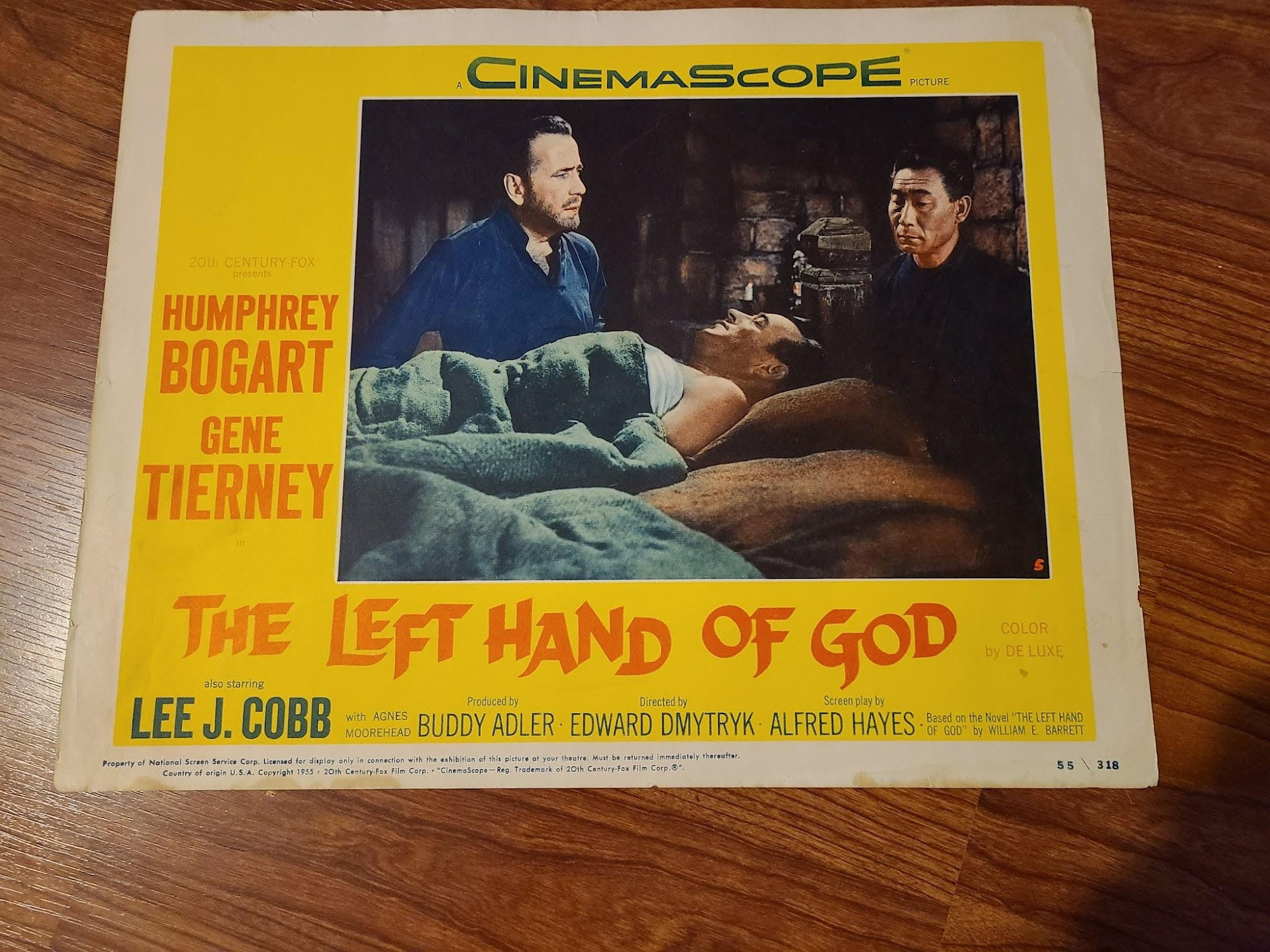 The Left Hand Of God 1955 General Lobby Cards