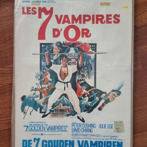 The Legend Of The 7 Golden Vampires 1974 Belgium