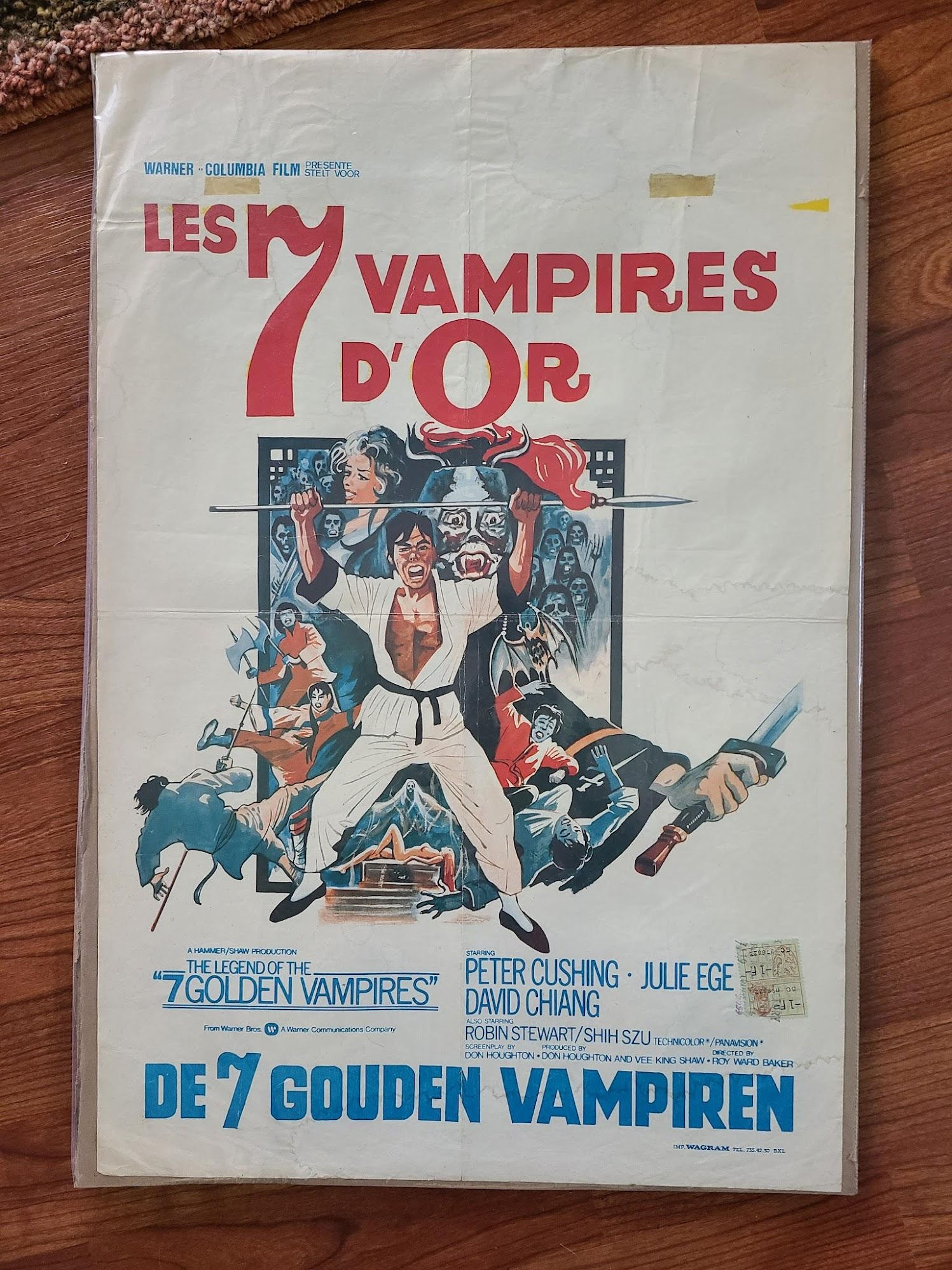 The Legend Of The 7 Golden Vampires 1974 Belgium