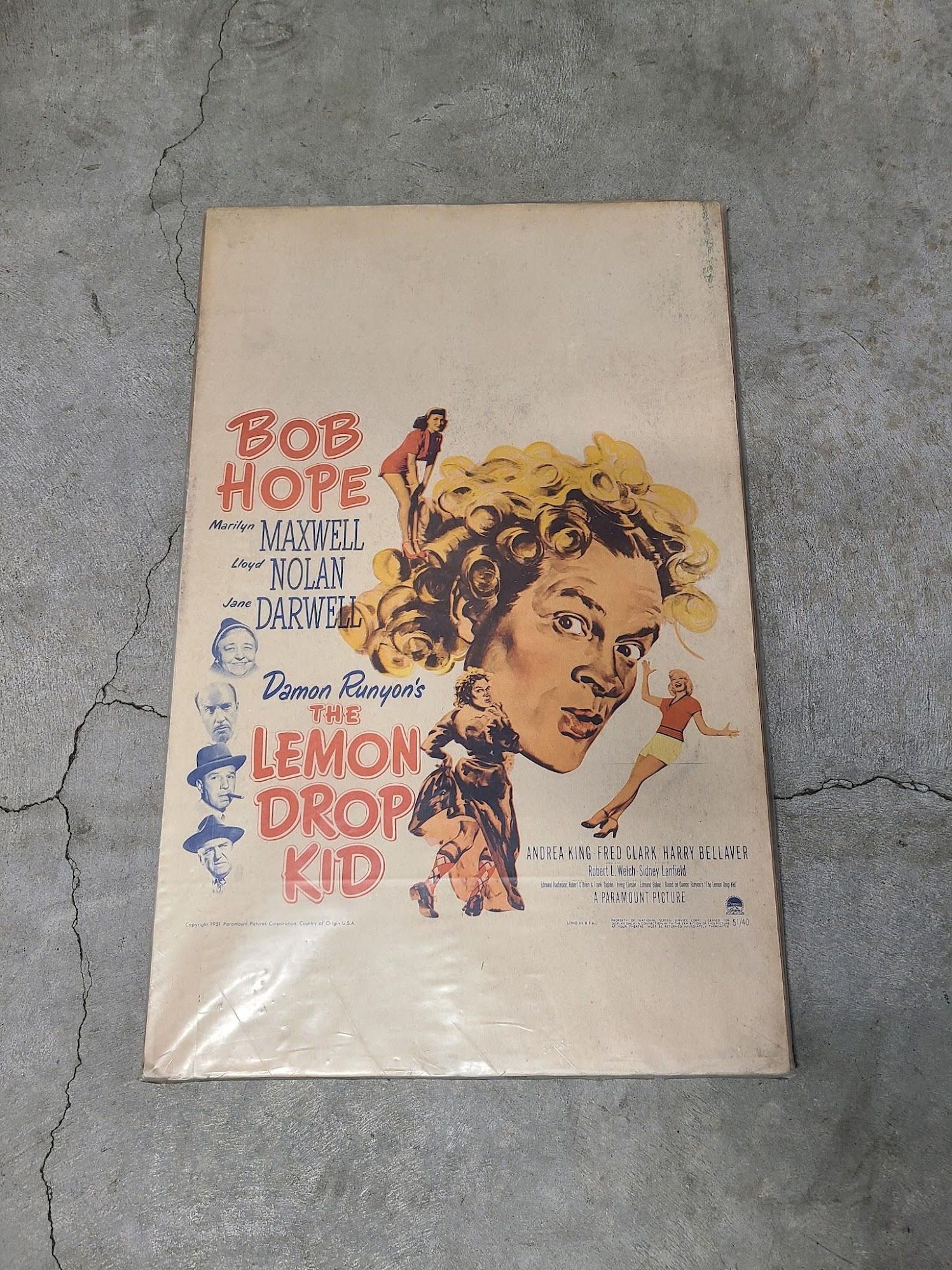 The Lemon Drop Kid 1951 Window Cards