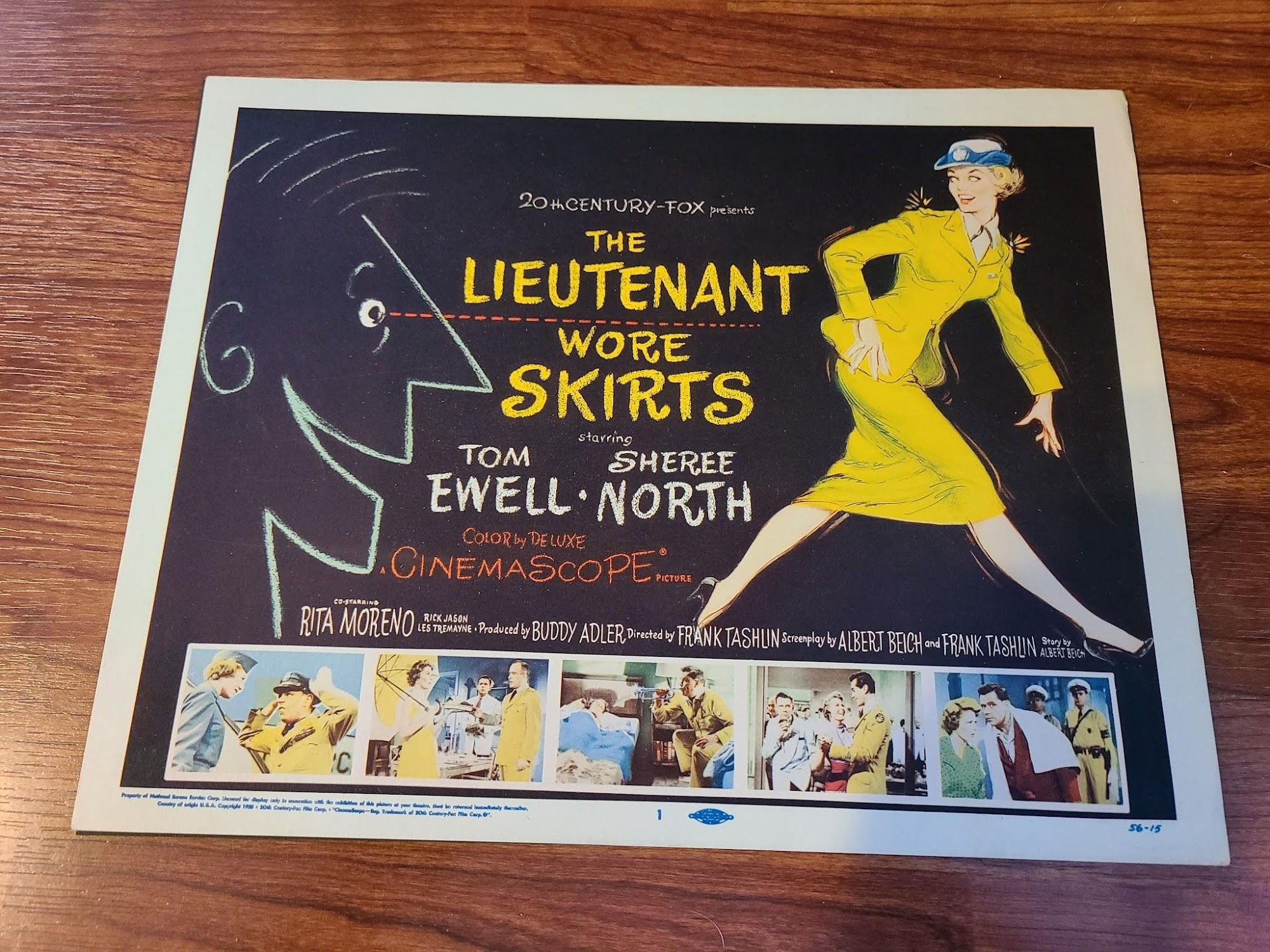 The Lieutenant Wore Skirts 1955 Title Cards